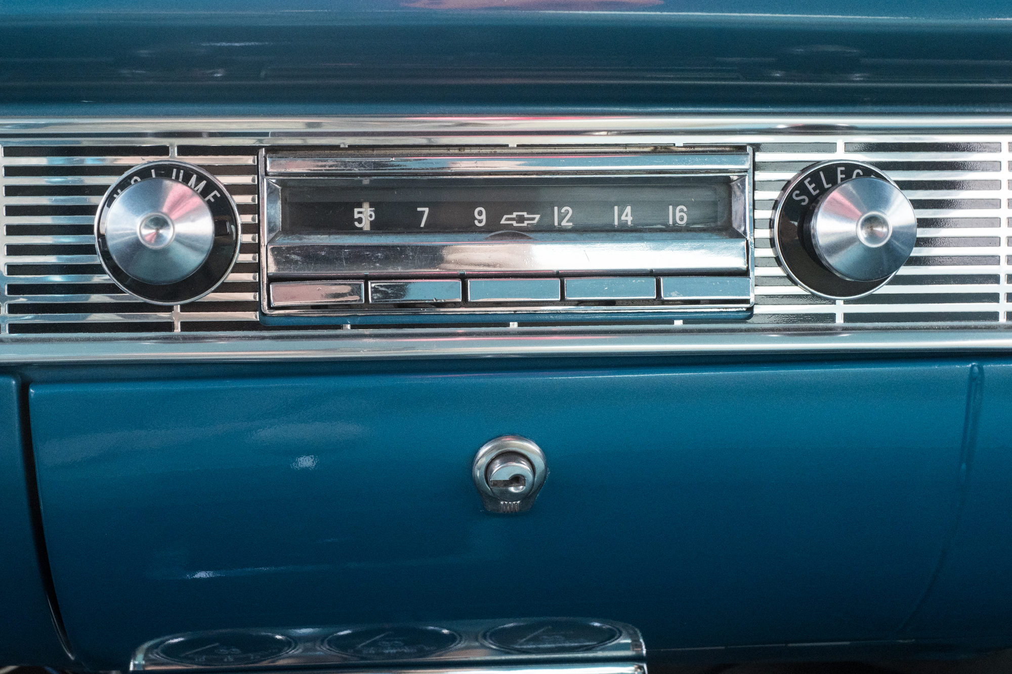 1956 Chevrolet Bel Air Nassau Blue Hardtop Coupe