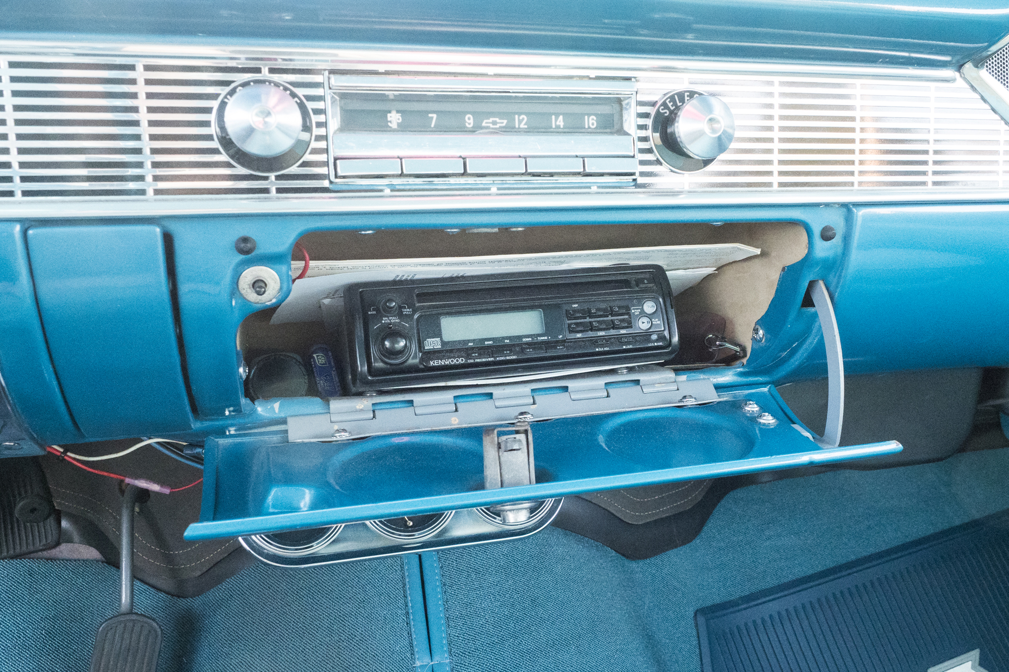 1956 Chevrolet Bel Air Nassau Blue Hardtop Coupe