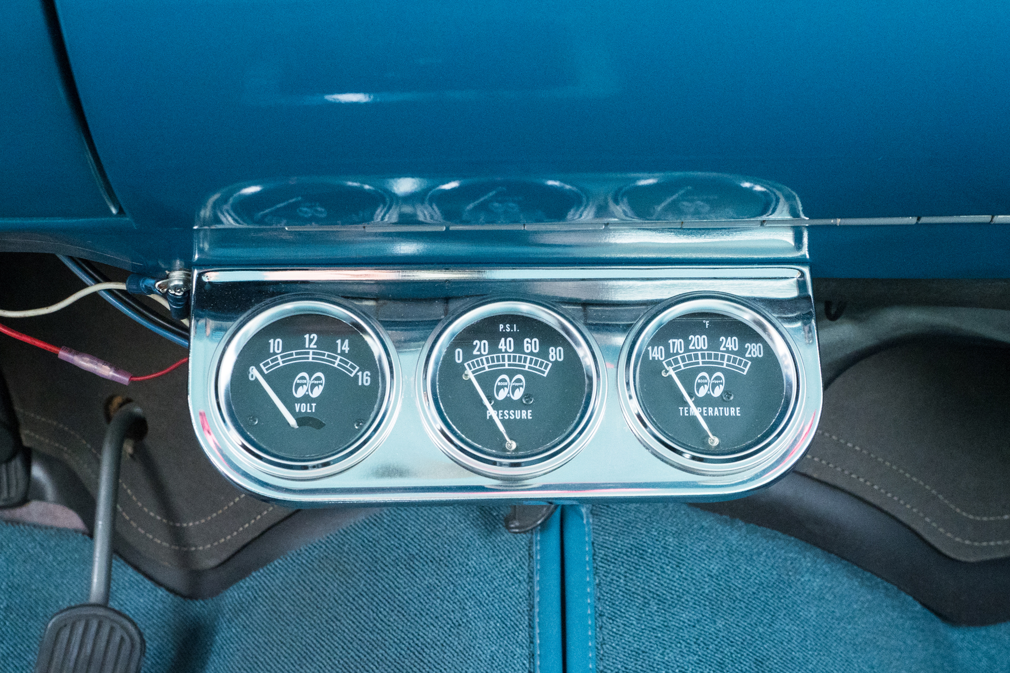 1956 Chevrolet Bel Air Nassau Blue Hardtop Coupe