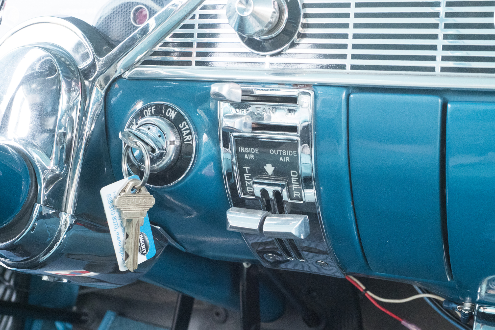 1956 Chevrolet Bel Air Nassau Blue Hardtop Coupe