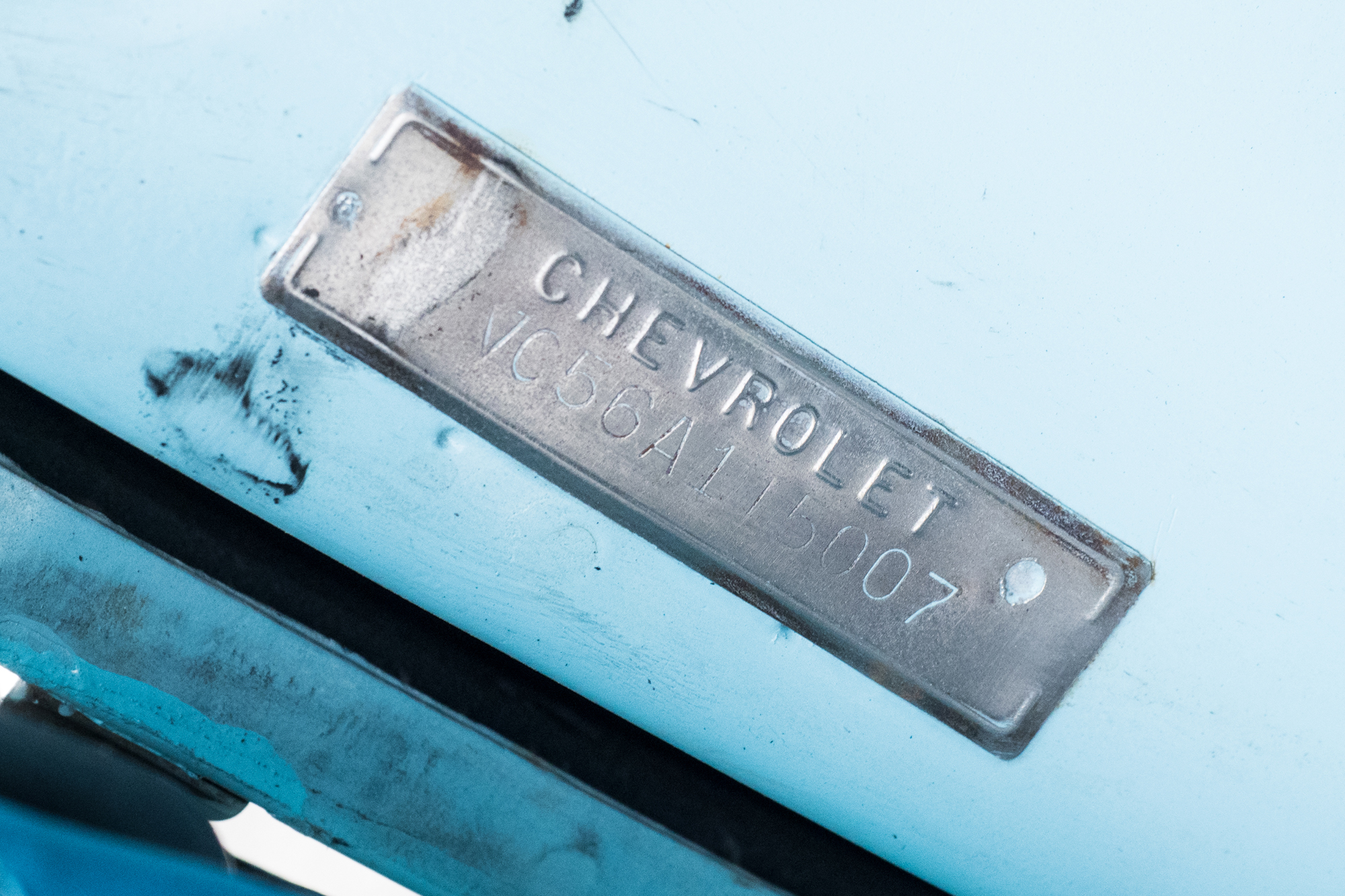 1956 Chevrolet Bel Air Nassau Blue Hardtop Coupe