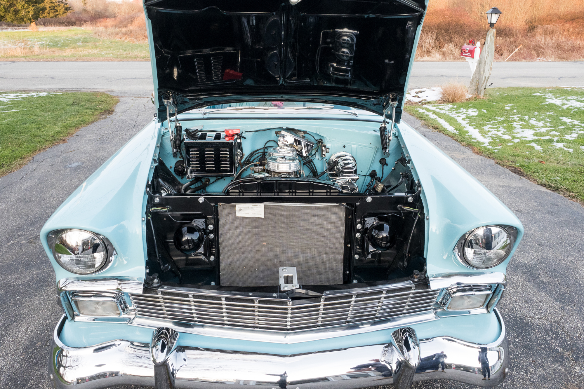 1956 Chevrolet Bel Air Nassau Blue Hardtop Coupe