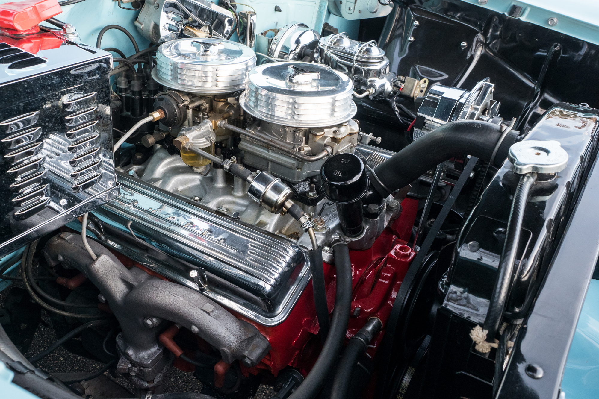 1956 Chevrolet Bel Air Nassau Blue Hardtop Coupe