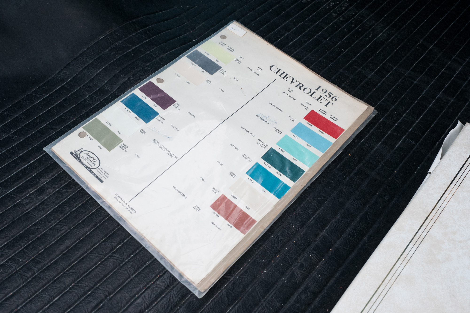 1956 Chevrolet Bel Air Nassau Blue Hardtop Coupe