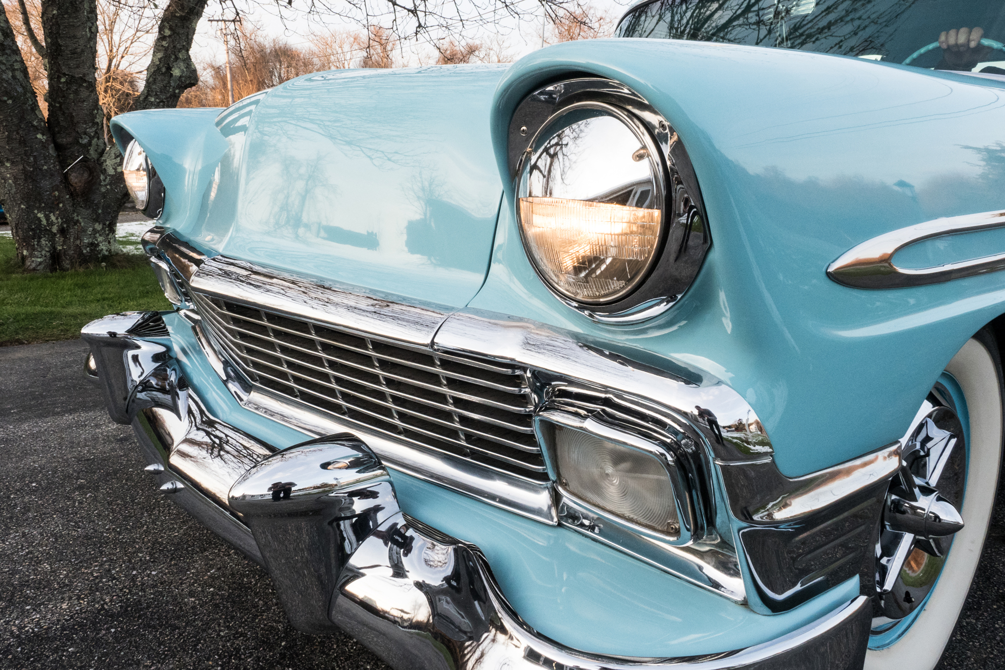1956 Chevrolet Bel Air Nassau Blue Hardtop Coupe