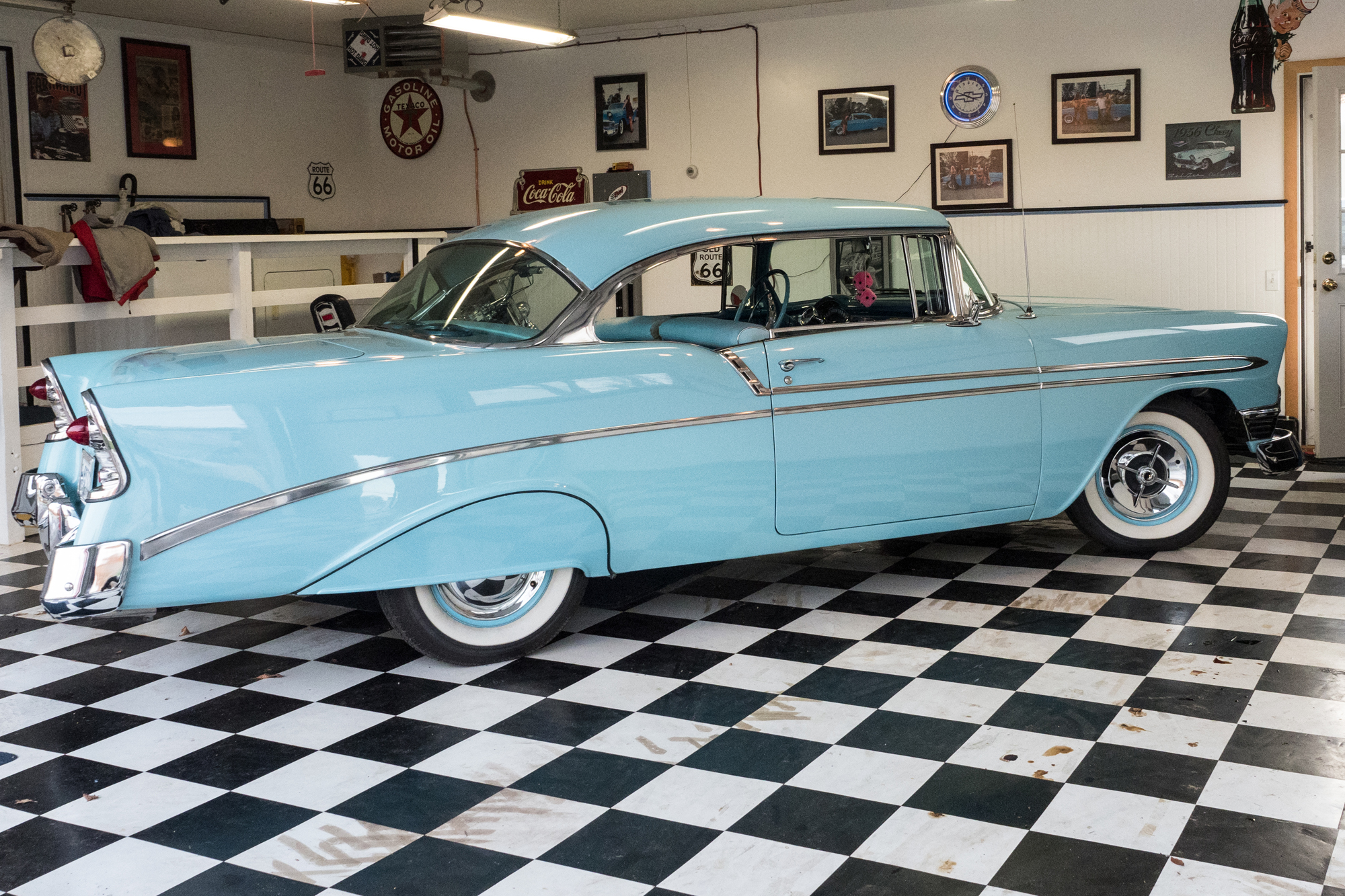 1956 Chevrolet Bel Air Nassau Blue Hardtop Coupe