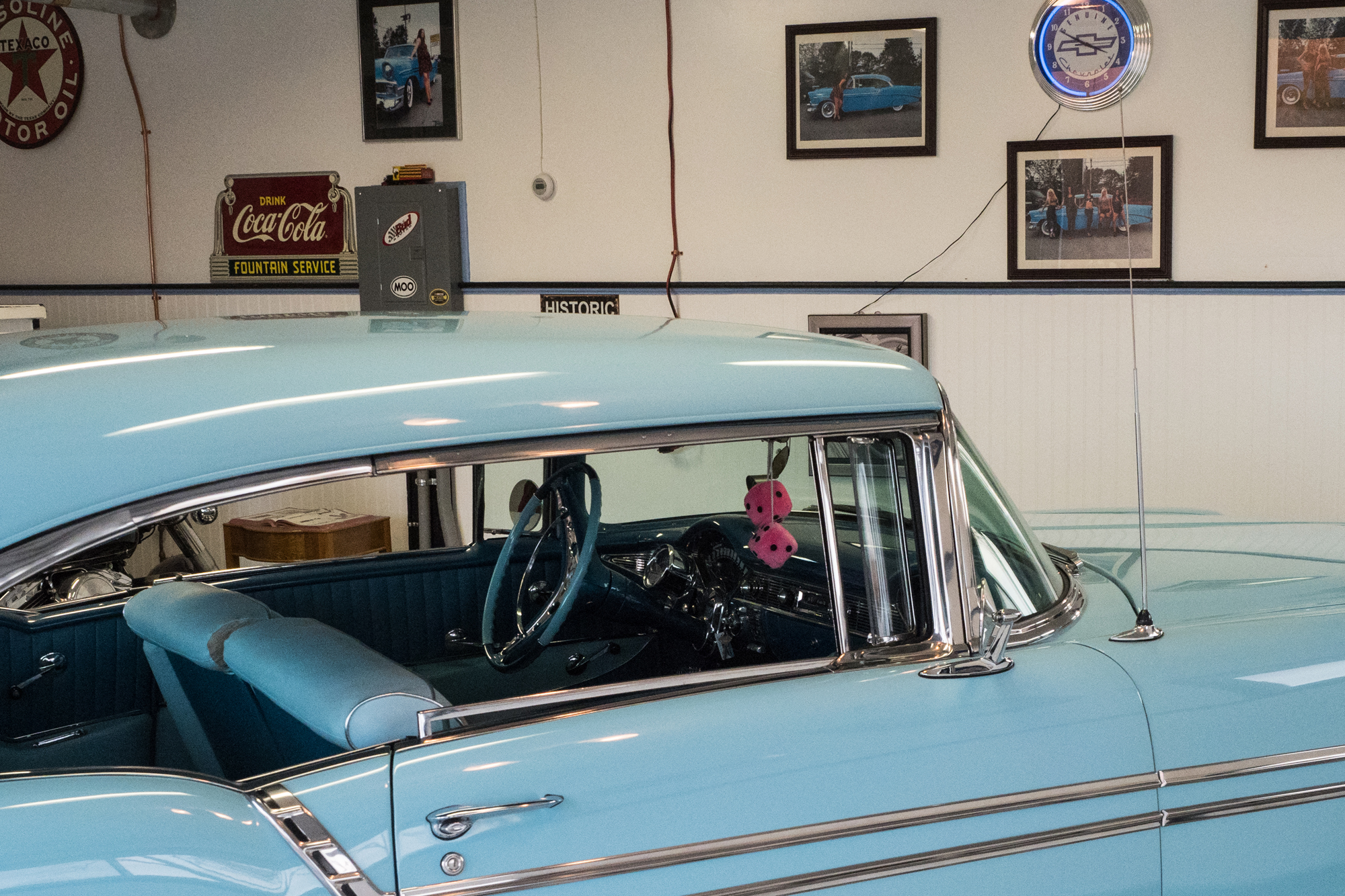 1956 Chevrolet Bel Air Nassau Blue Hardtop Coupe