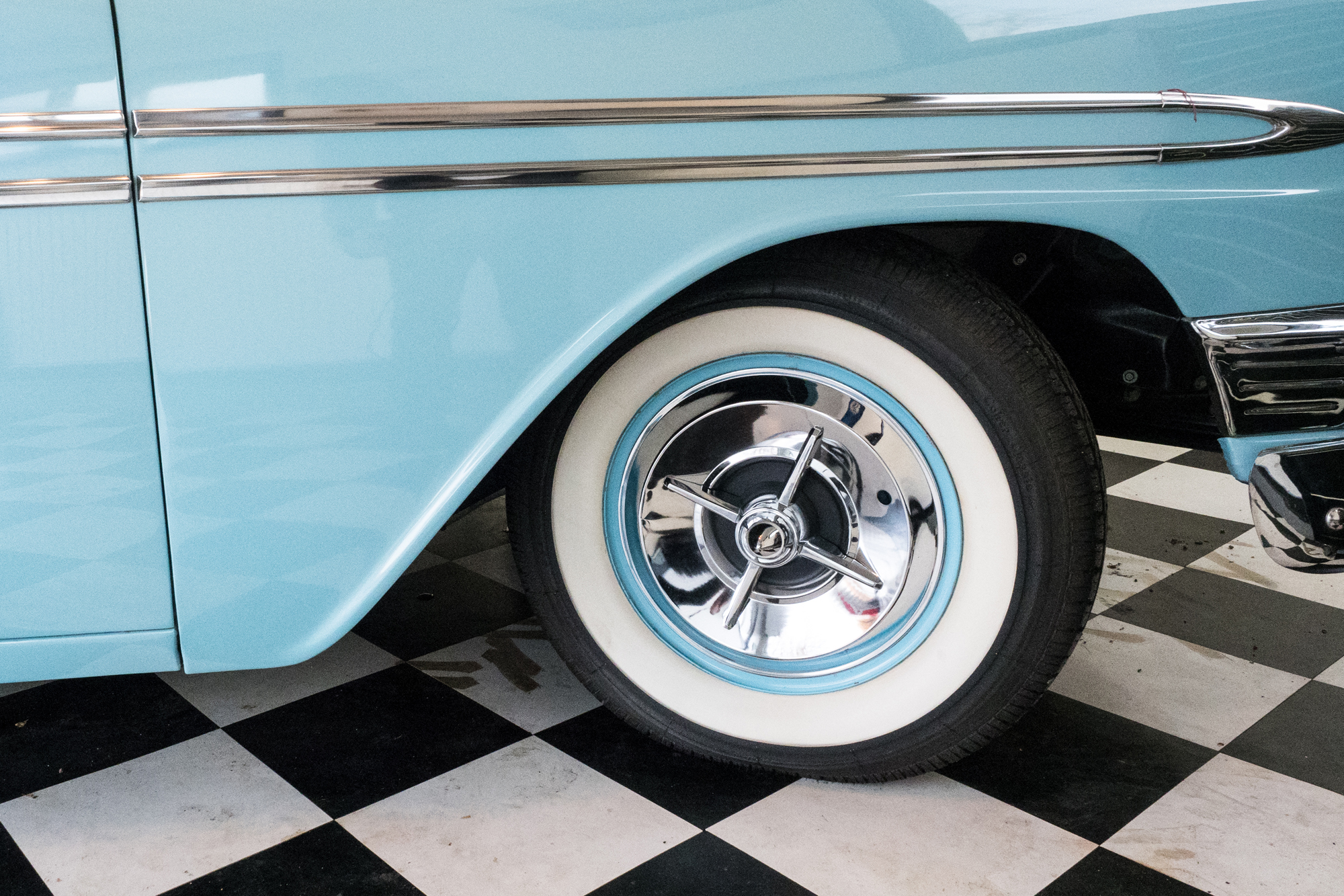 1956 Chevrolet Bel Air Nassau Blue Hardtop Coupe