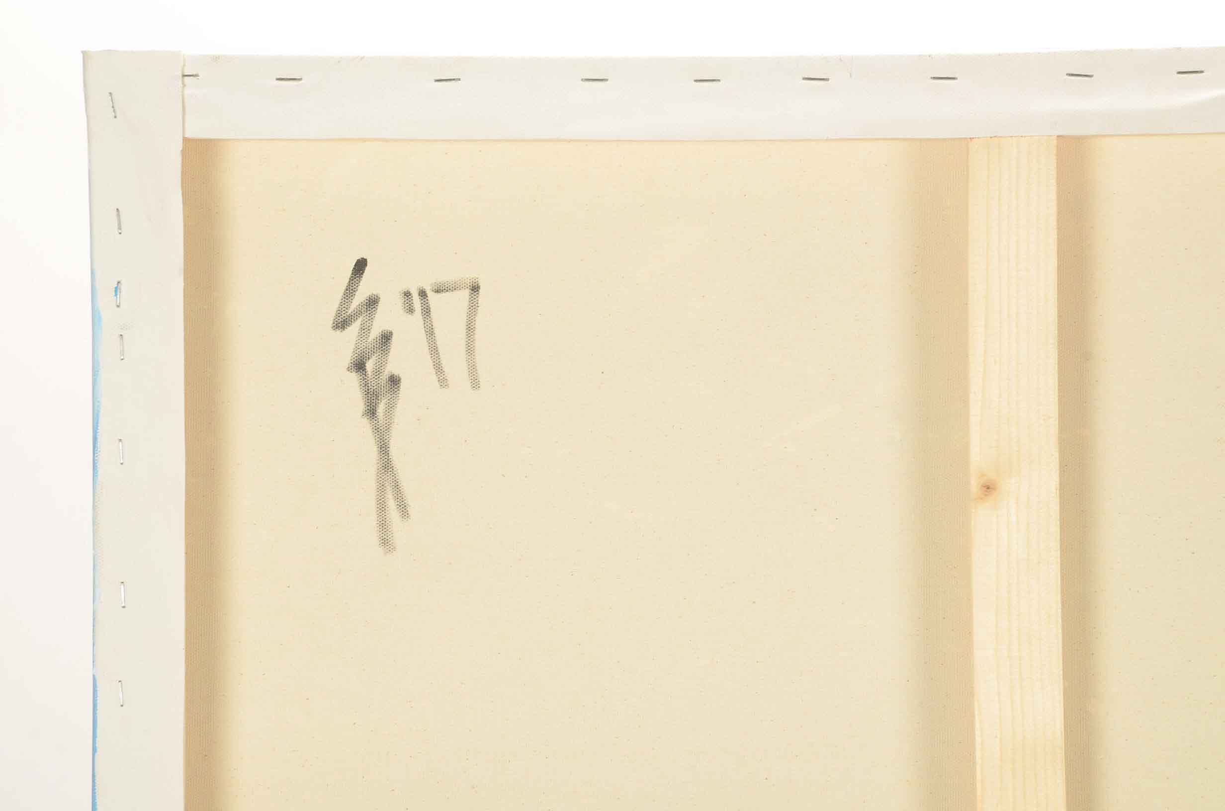 Sarah Brown Abstract Oil Painting "Seascape Sun"