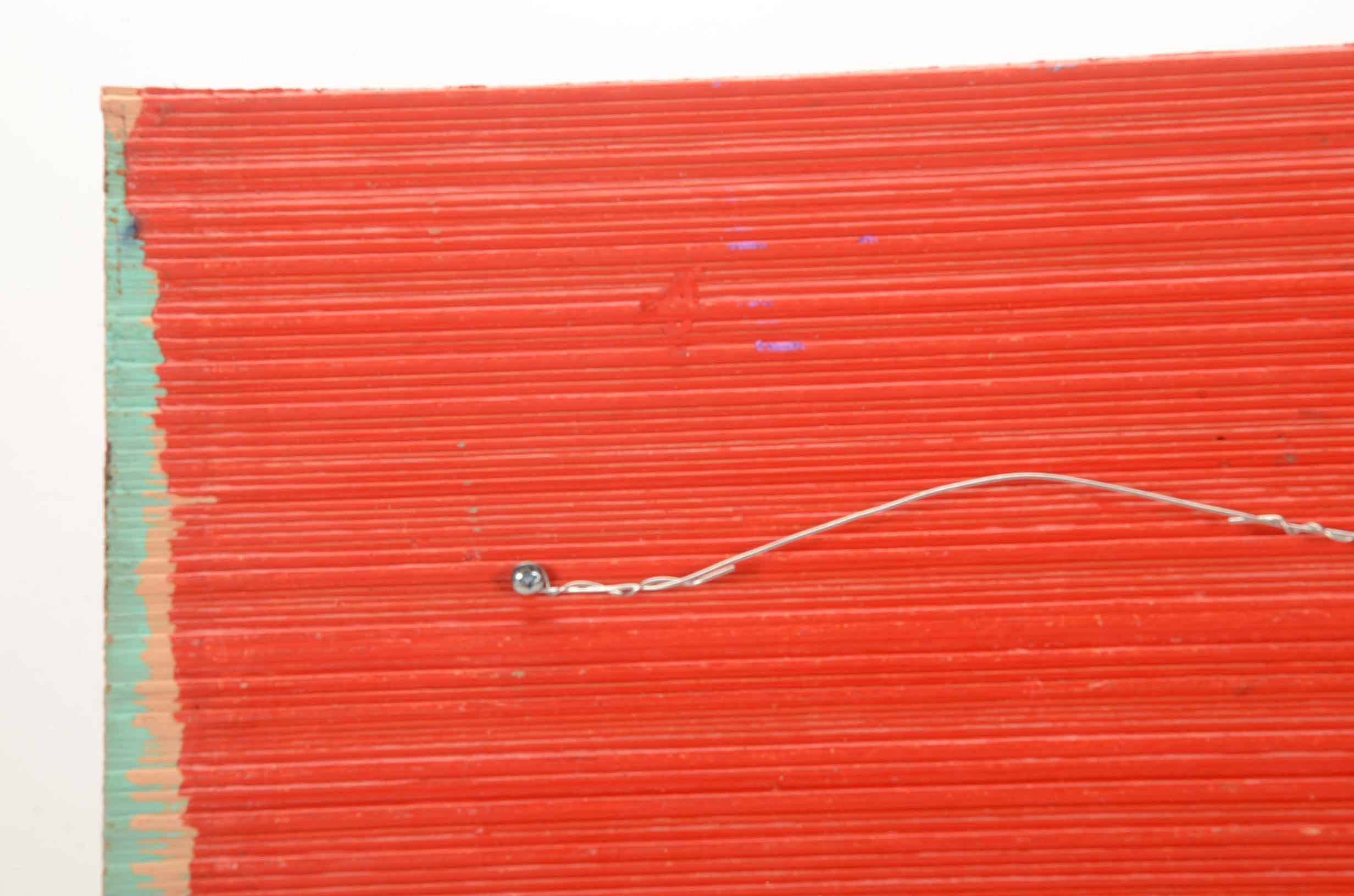 Bob Hoke Acrylic on Plywood Outsider Painting "Long John"