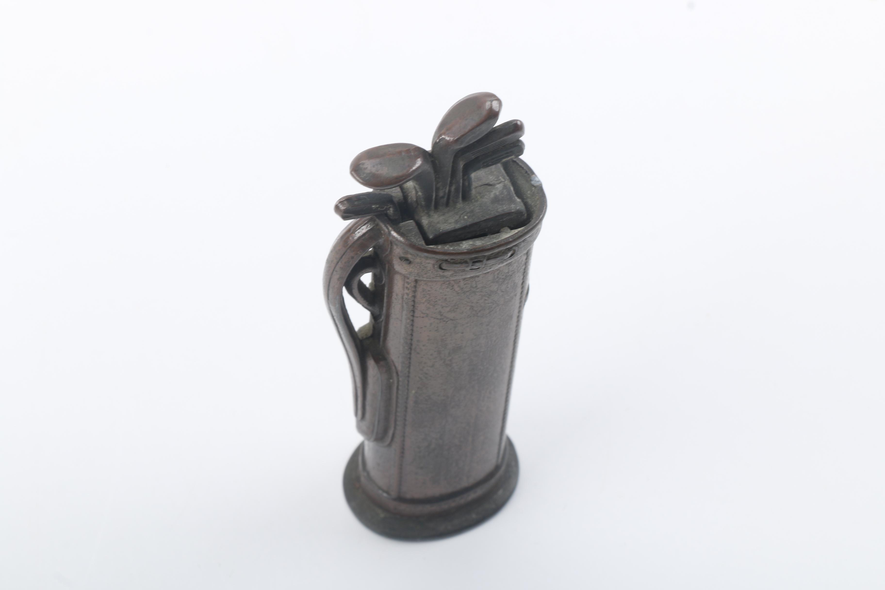 Vintage Novelty Golf Bag Lighter