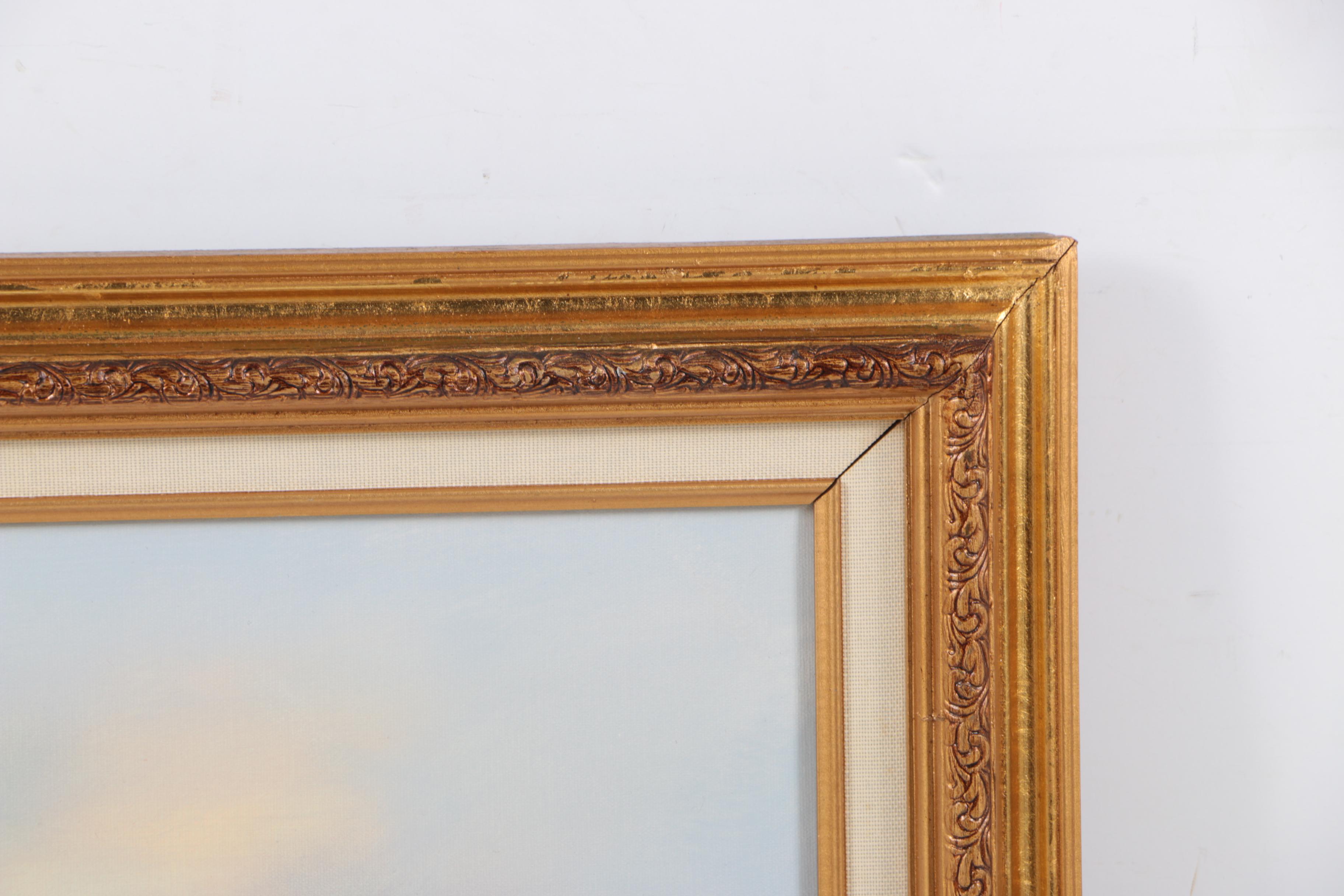 R. Taylor Oil Painting of a Lighthouse