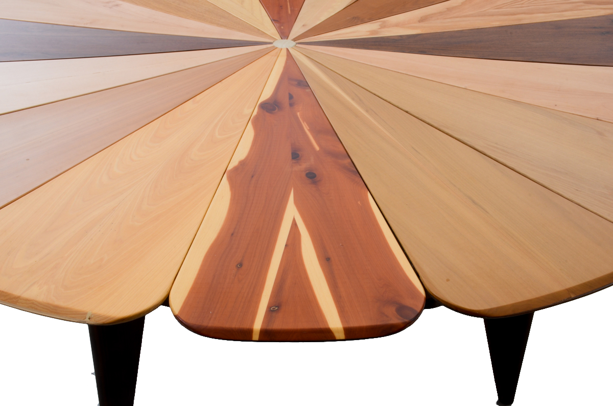 Contemporary Modern Circular Dining Table