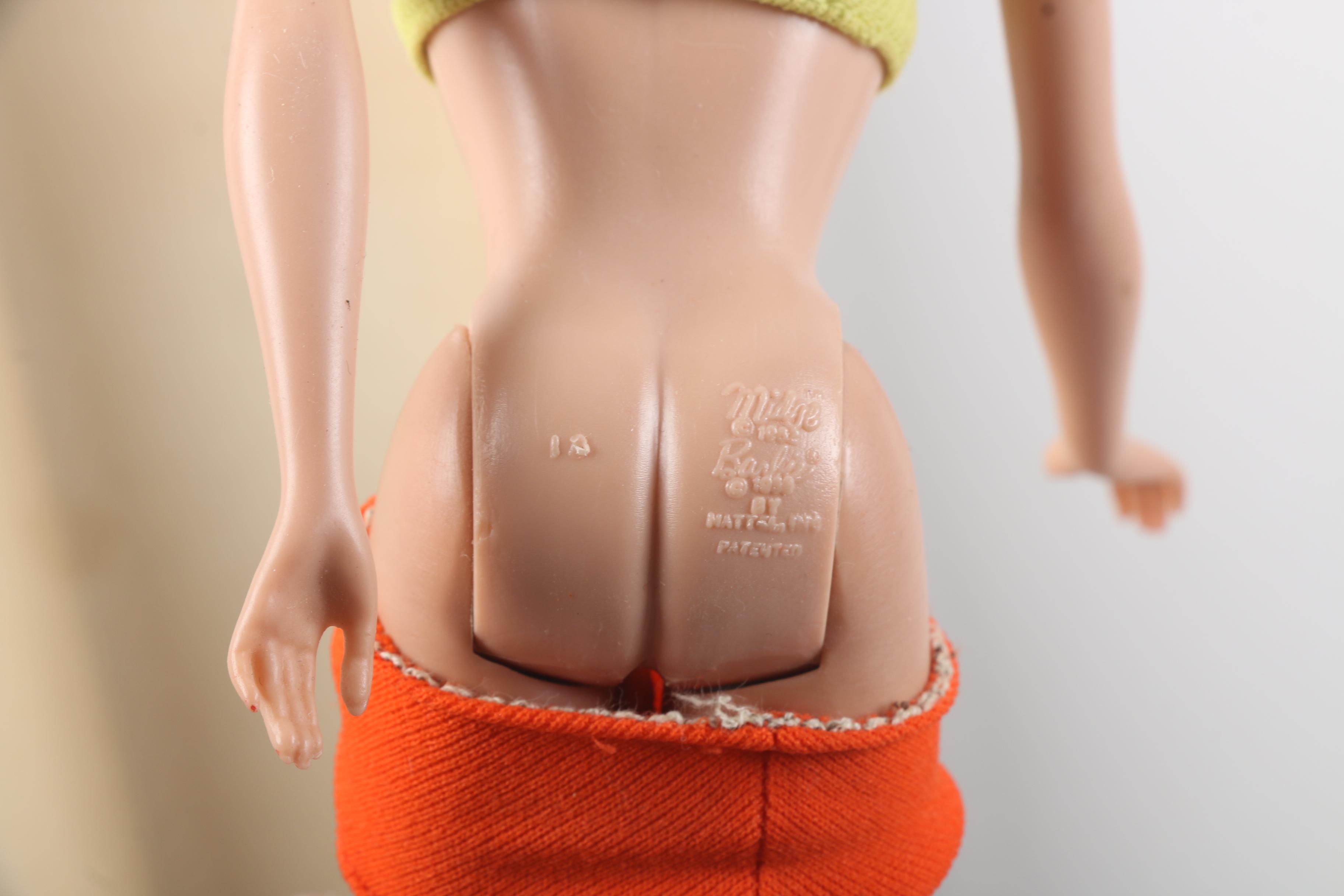 1960s Mattel "Midge" and "PJ" Dolls with Carrying Case