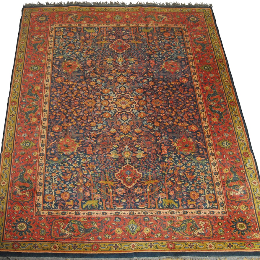 Semi-Antique Power-Loomed Hunting Rug