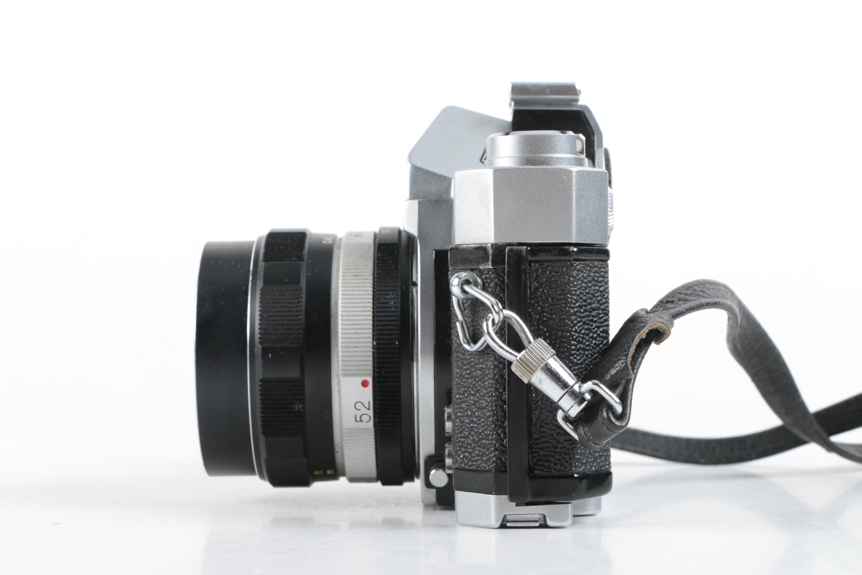 Vintage Konica Autoreflex T and Auto S2 Cameras