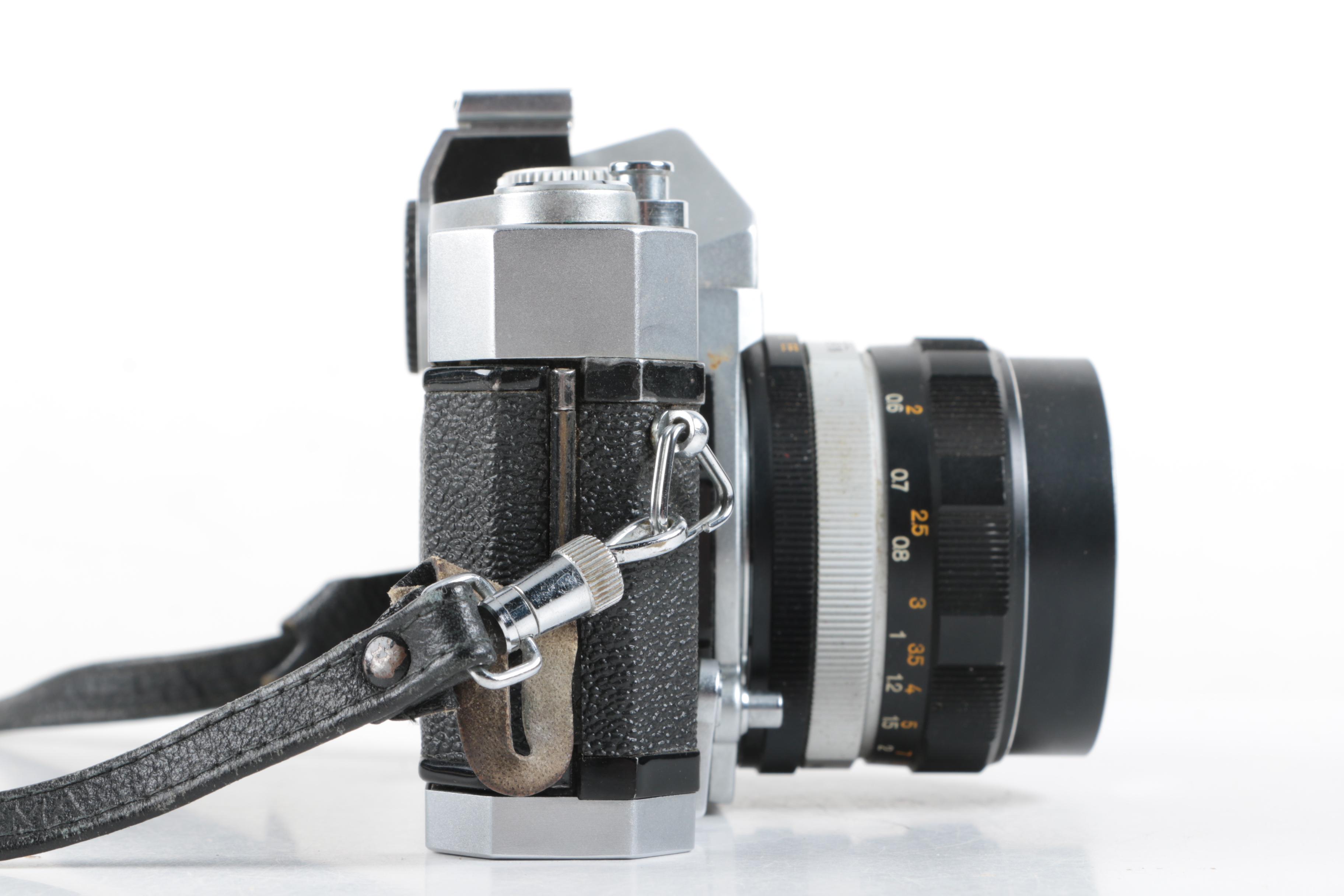 Vintage Konica Autoreflex T and Auto S2 Cameras