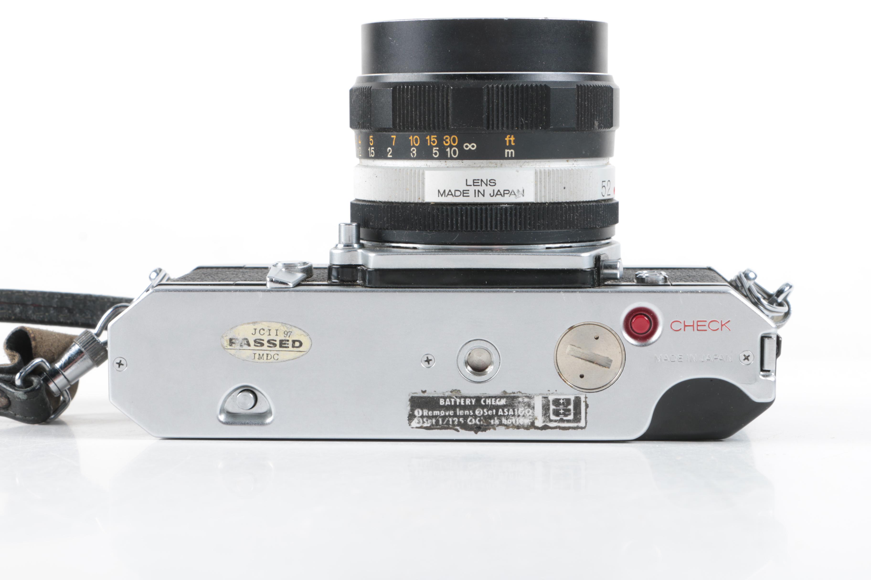 Vintage Konica Autoreflex T and Auto S2 Cameras