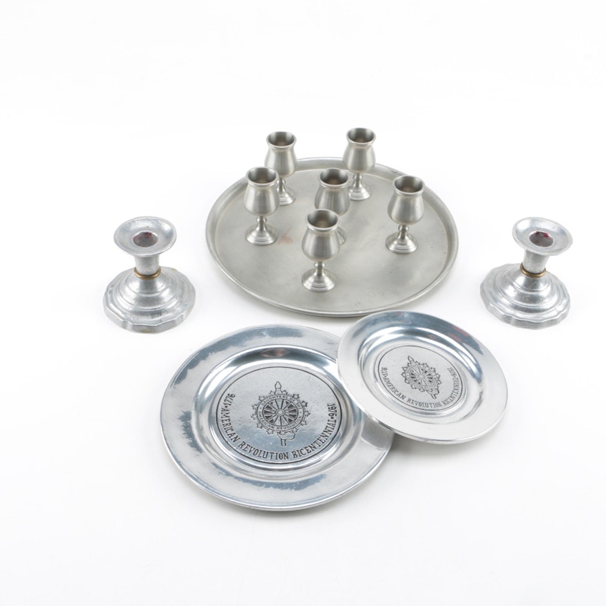 Assortment of Wilton Armetale and Pewter Tableware and Décor