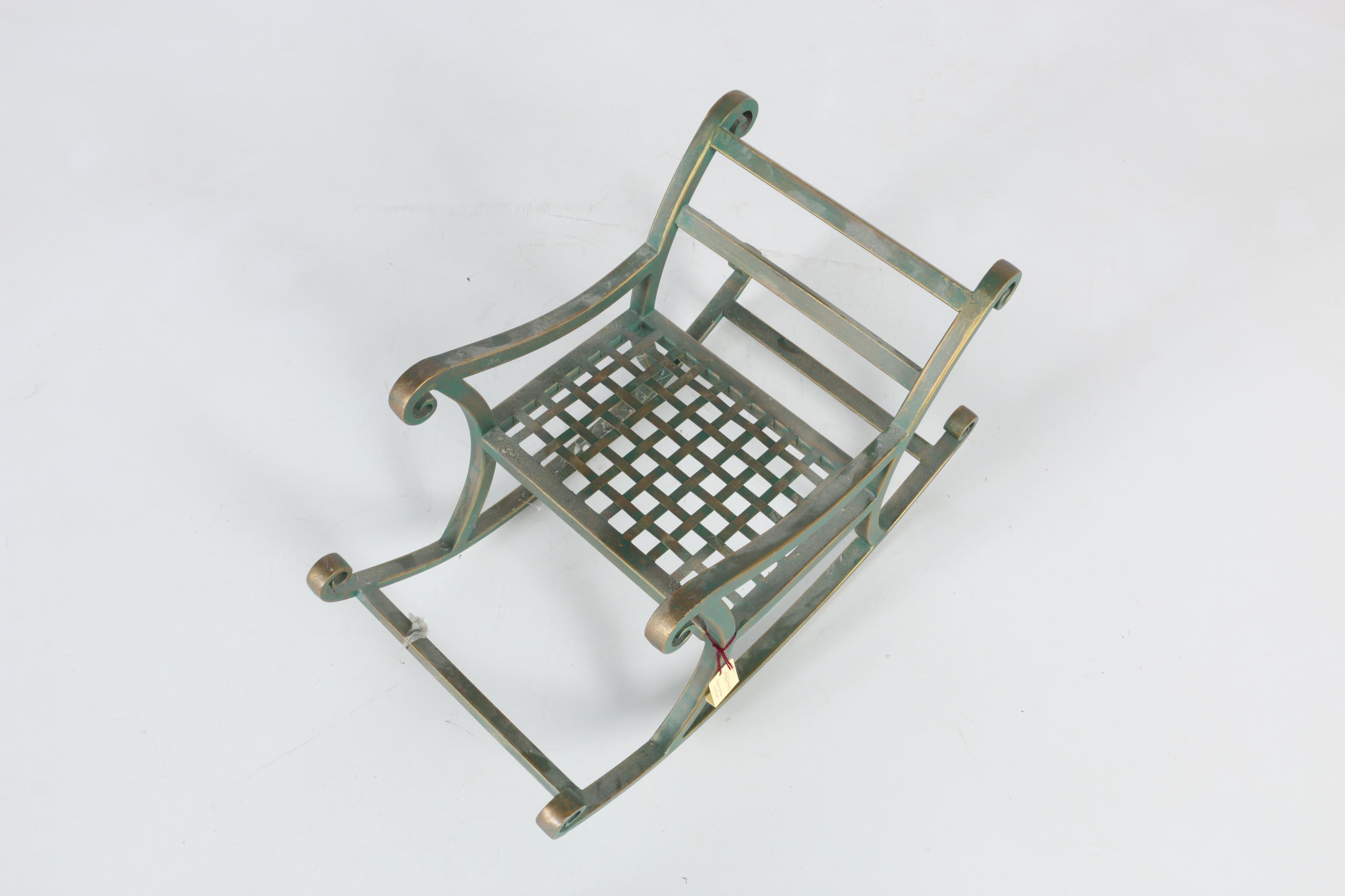 Santa Claus Reading in a Rocking Chair