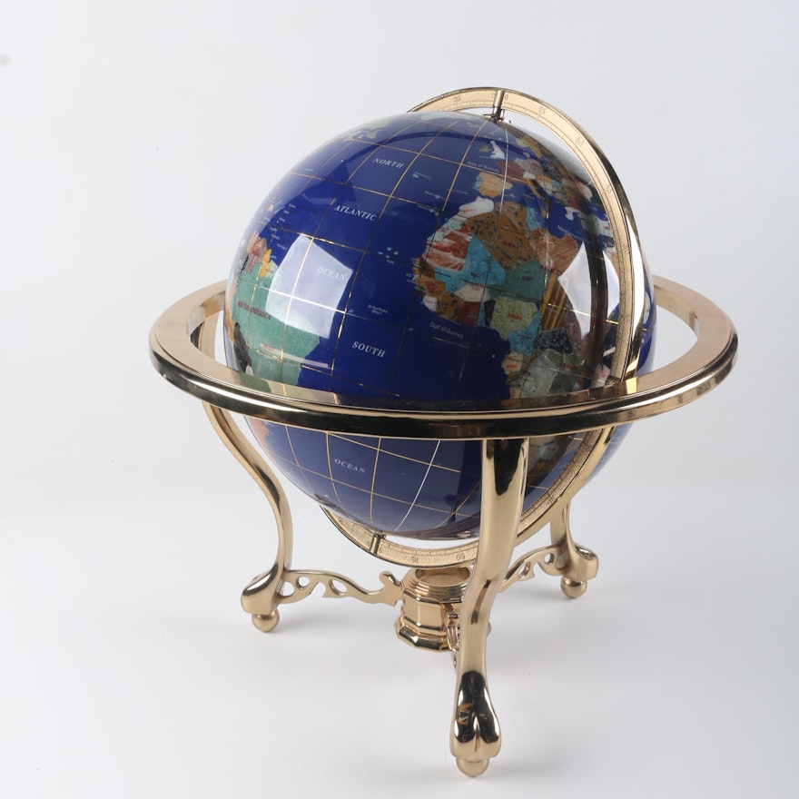 Stone and Metal Globe