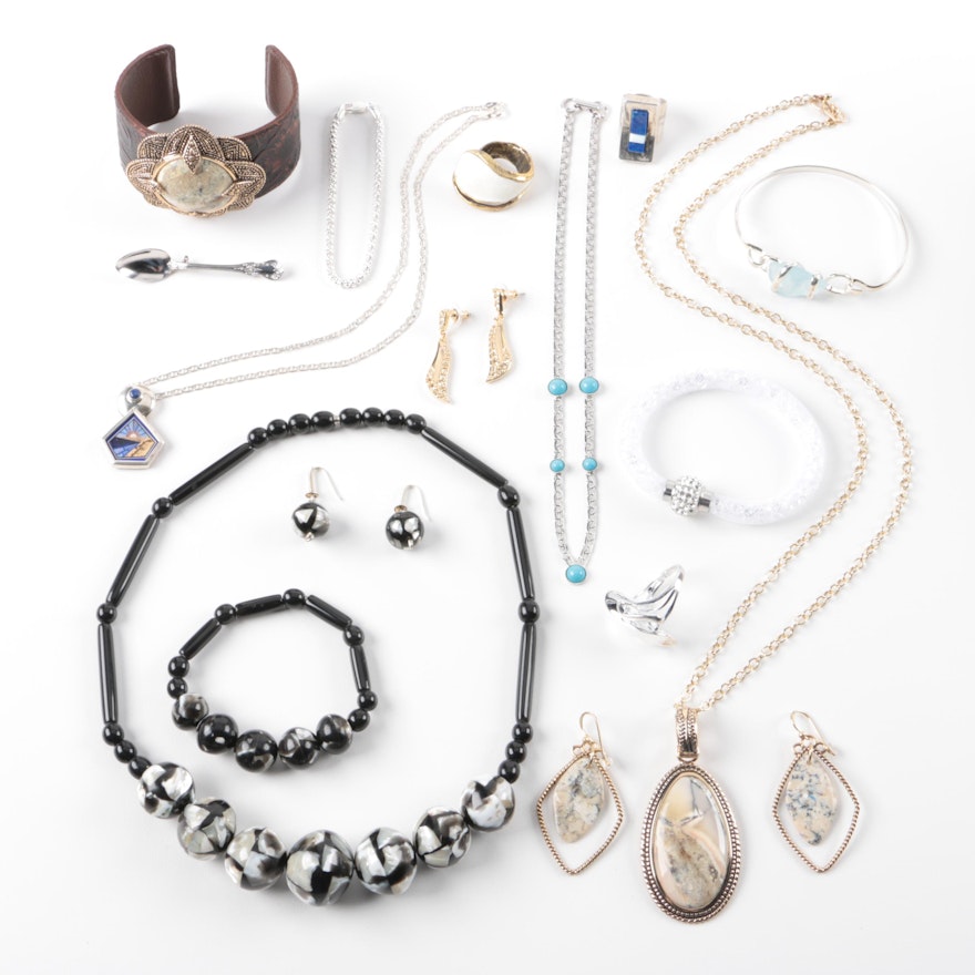 Assortment of Sterling Silver Jewelry