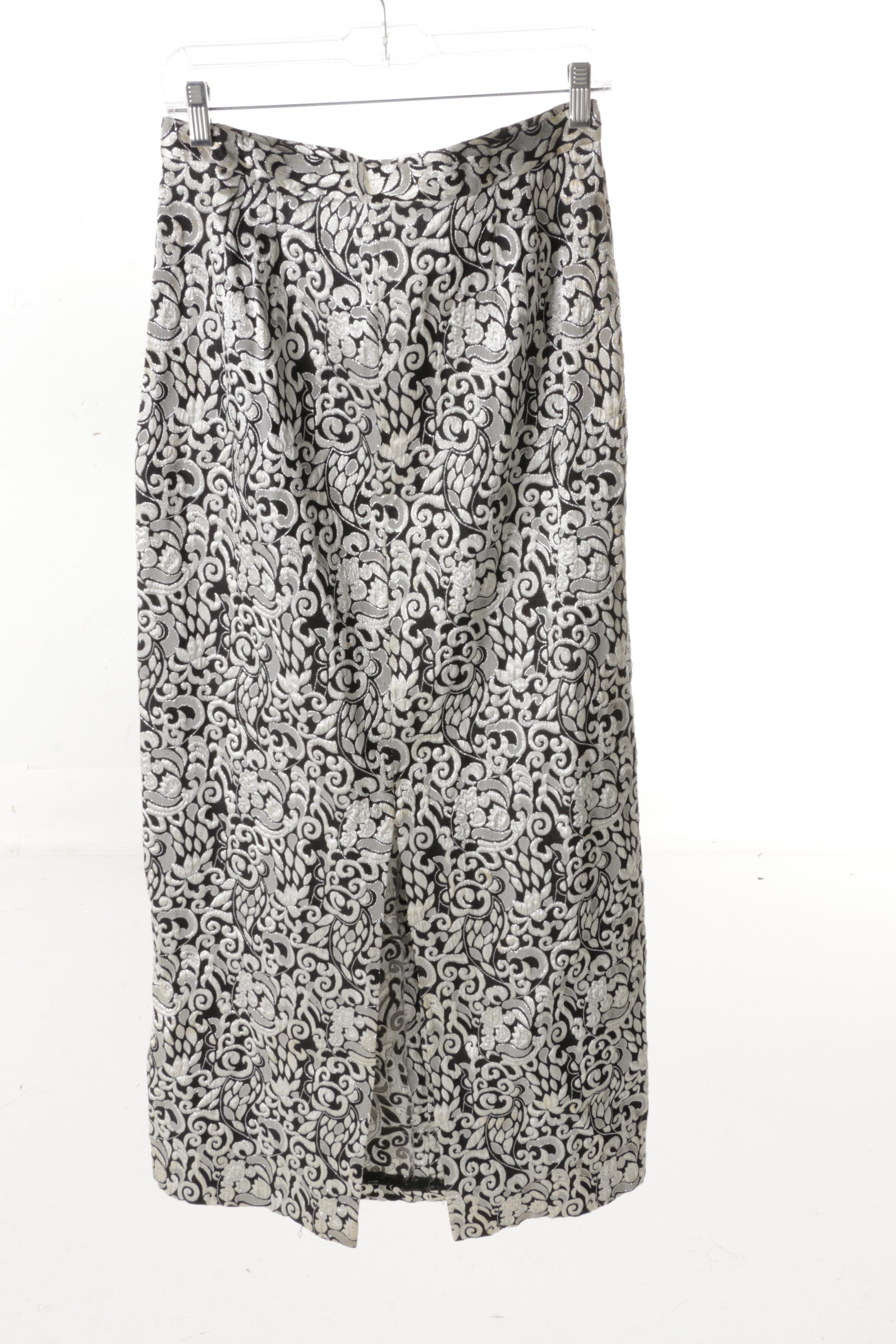 Vintage Brocade Skirts and a Wrap