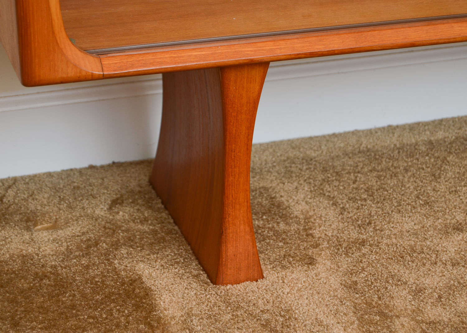 Vintage Danish Modern Display Sideboard