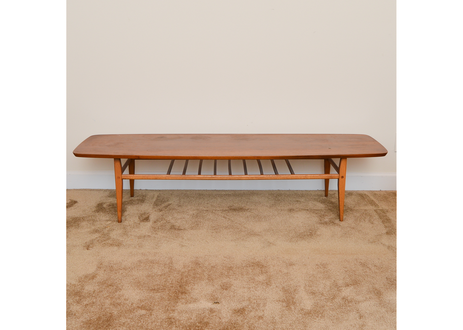Vintage Mid Century Modern Walnut Coffee Table by Lane