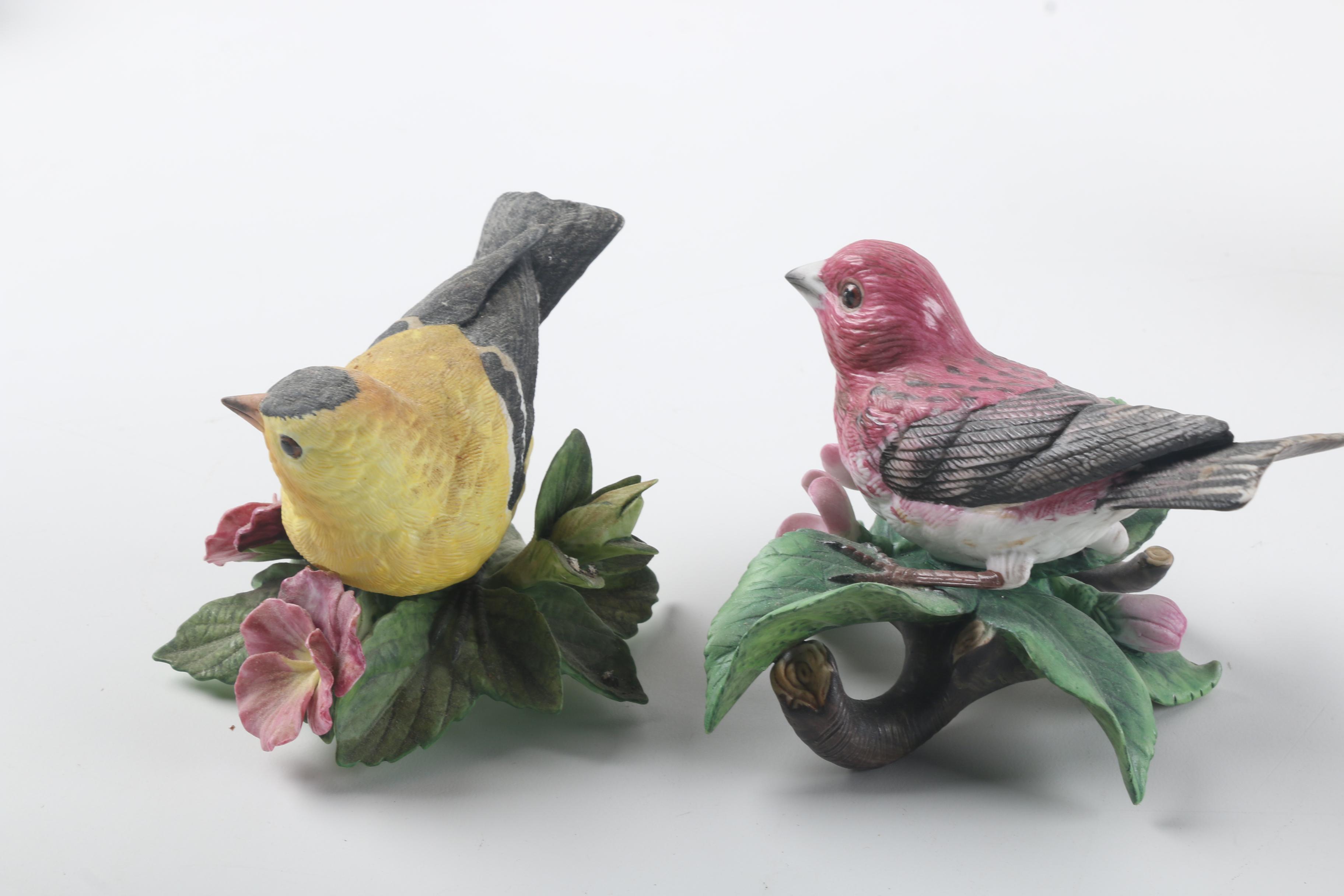 Lenox Bird Figurines with "Purple Finch"
