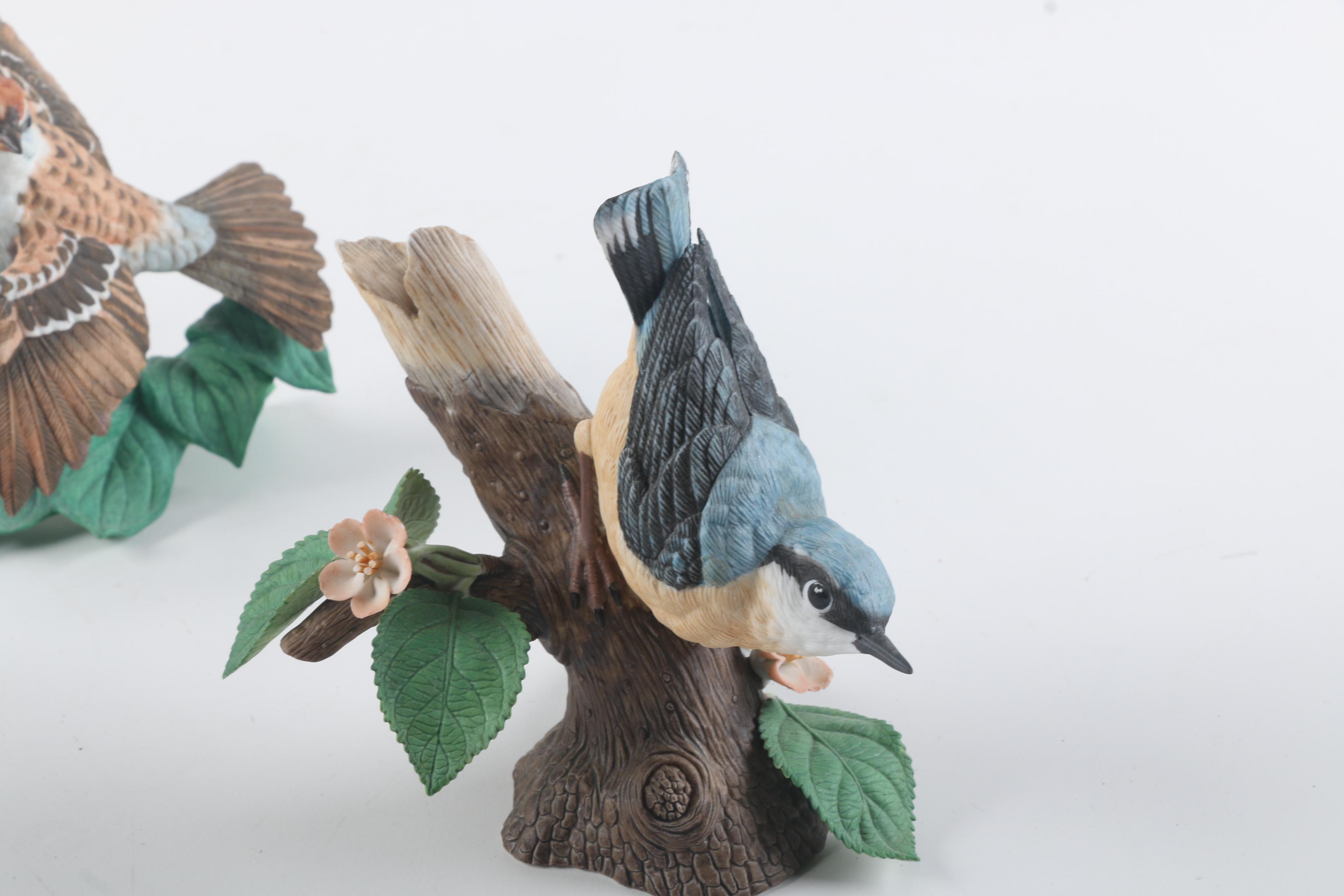 Lenox Bird Figurines with "Purple Finch"