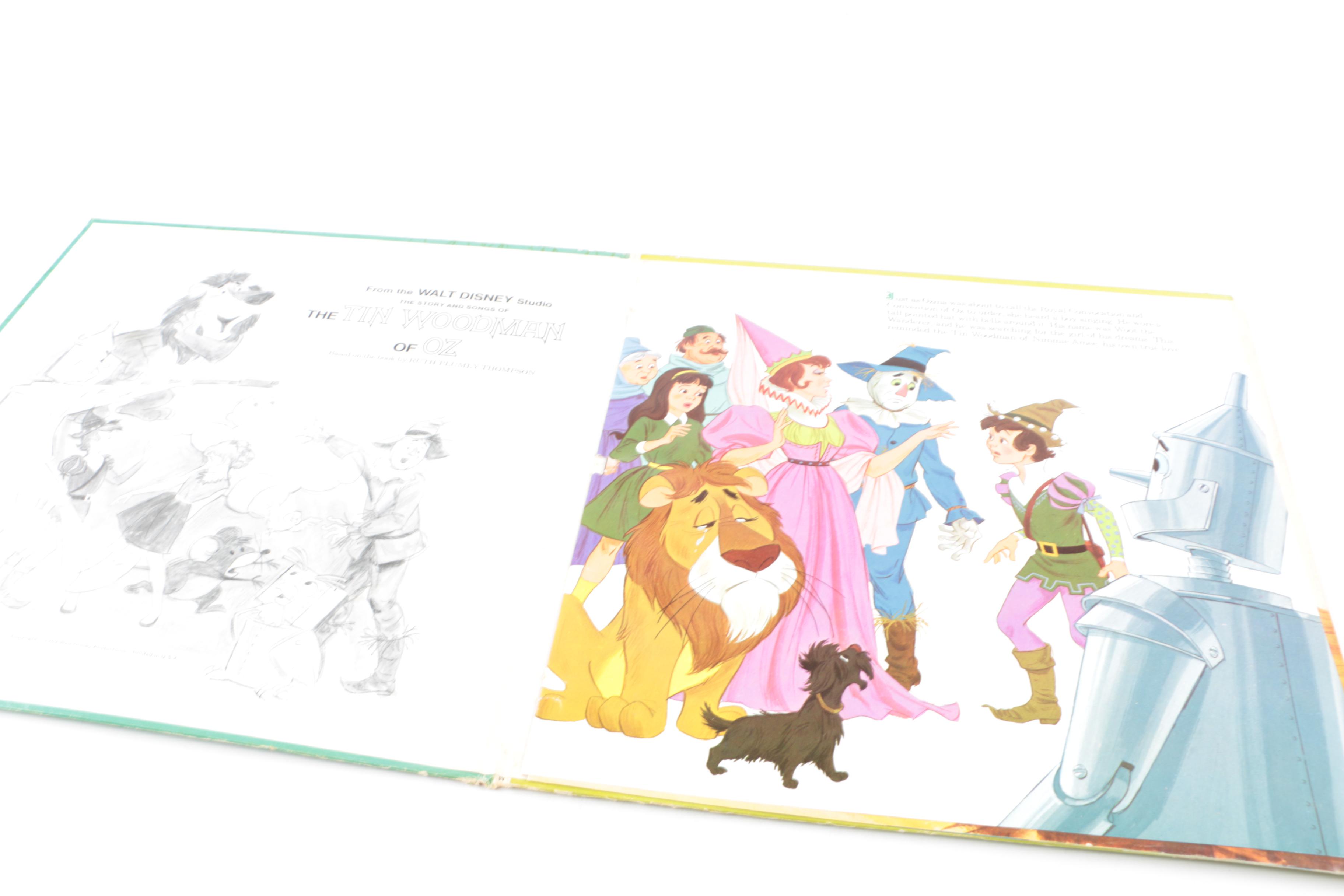 The Chipmunks Sing-Along LP And Disney Storybook LP Sleeves