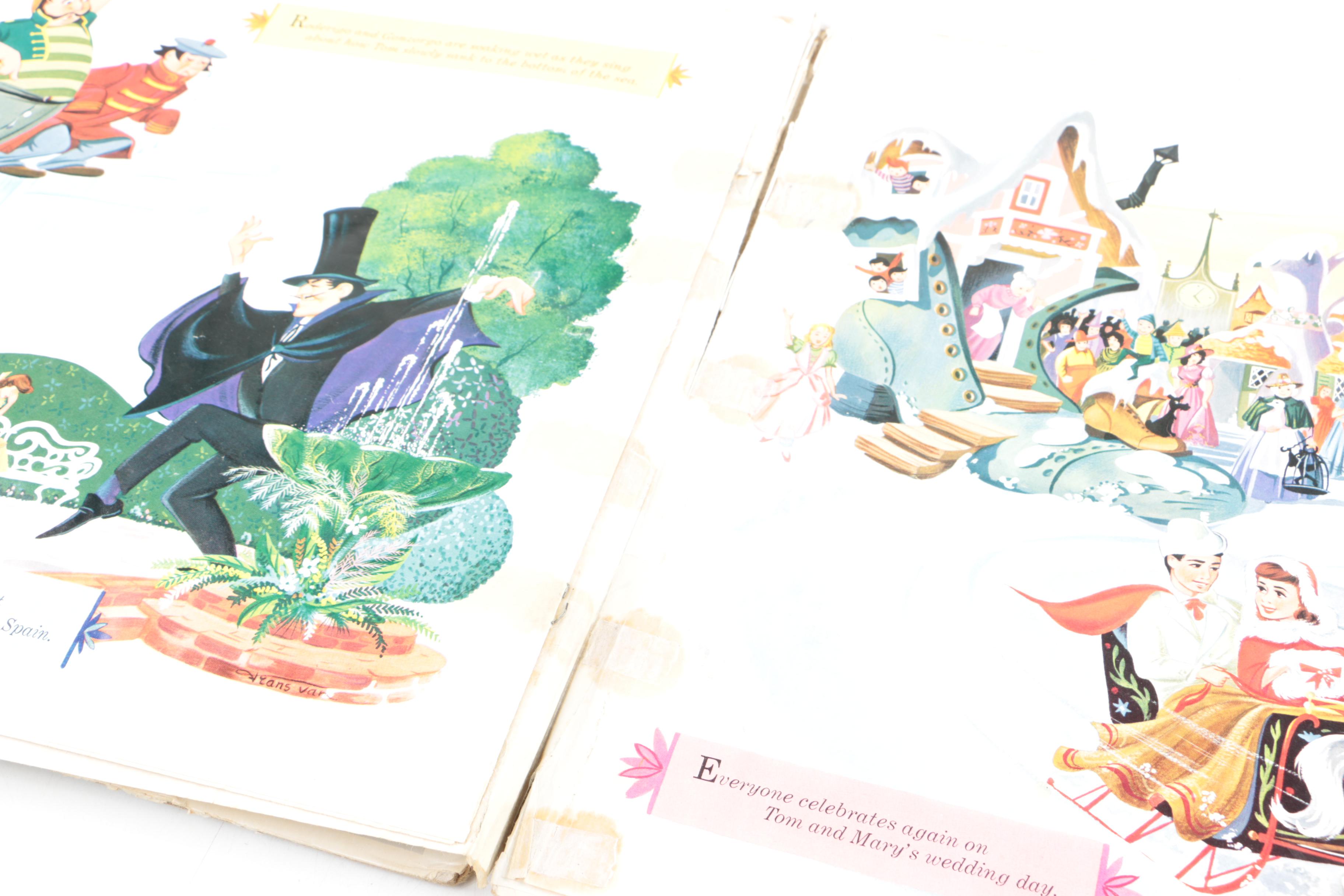 The Chipmunks Sing-Along LP And Disney Storybook LP Sleeves