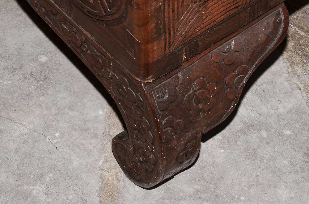 Vintage Chinese Carved Camphor Chest