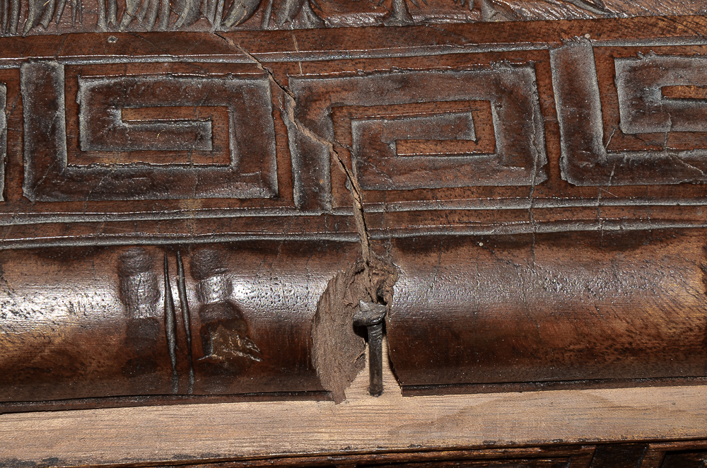 Vintage Chinese Carved Camphor Chest
