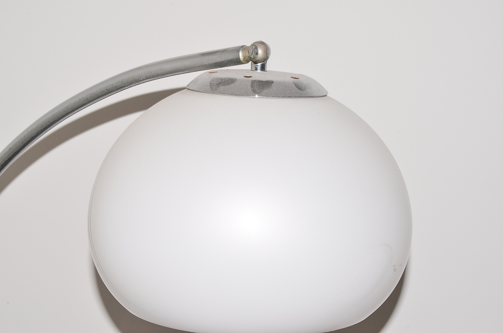 Mid Century Modern Chrome Arc Floor Lamp