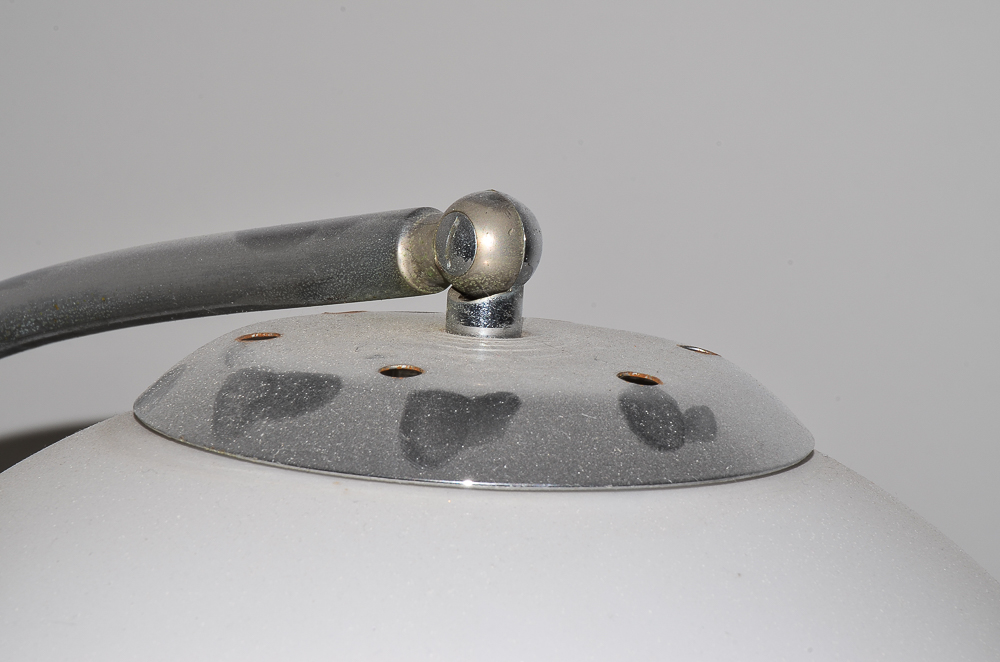 Mid Century Modern Chrome Arc Floor Lamp