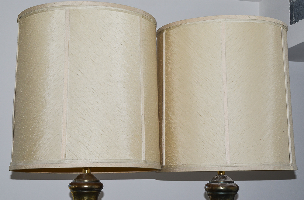 Mid-Century Marbro Ceramic Urn Table Lamps