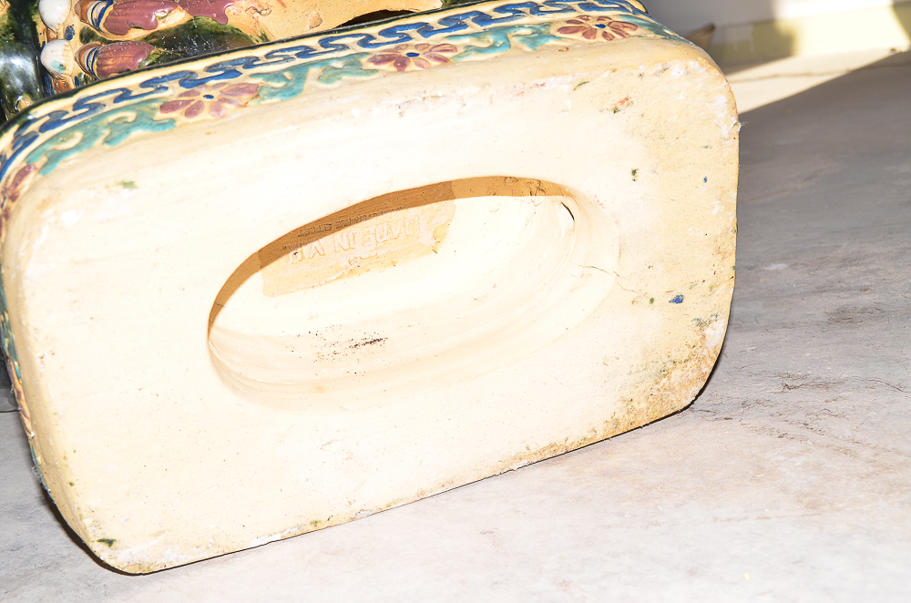 Ceramic Elephant Plant Stand