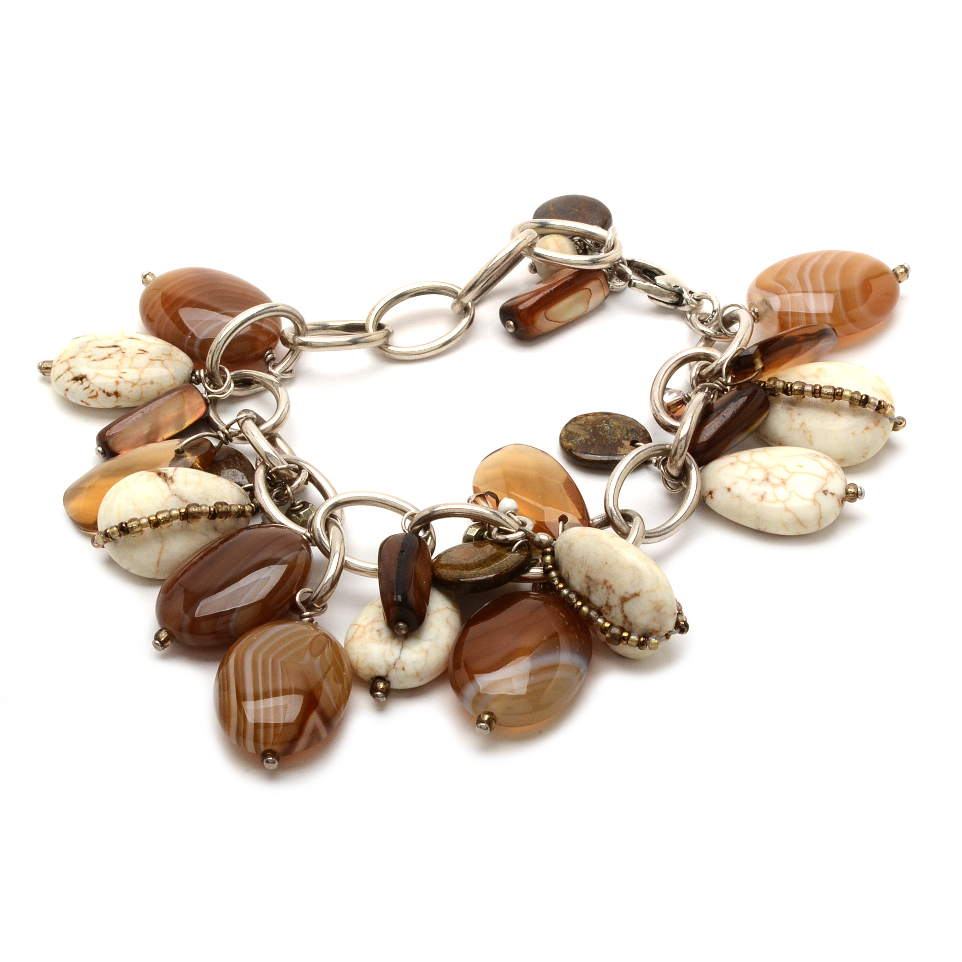 Sterling Silver Multi-Stone Bracelet