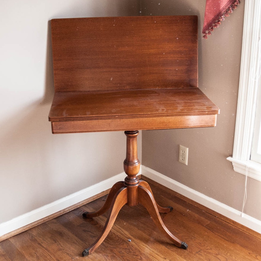 Vintage Flip Top Game Table