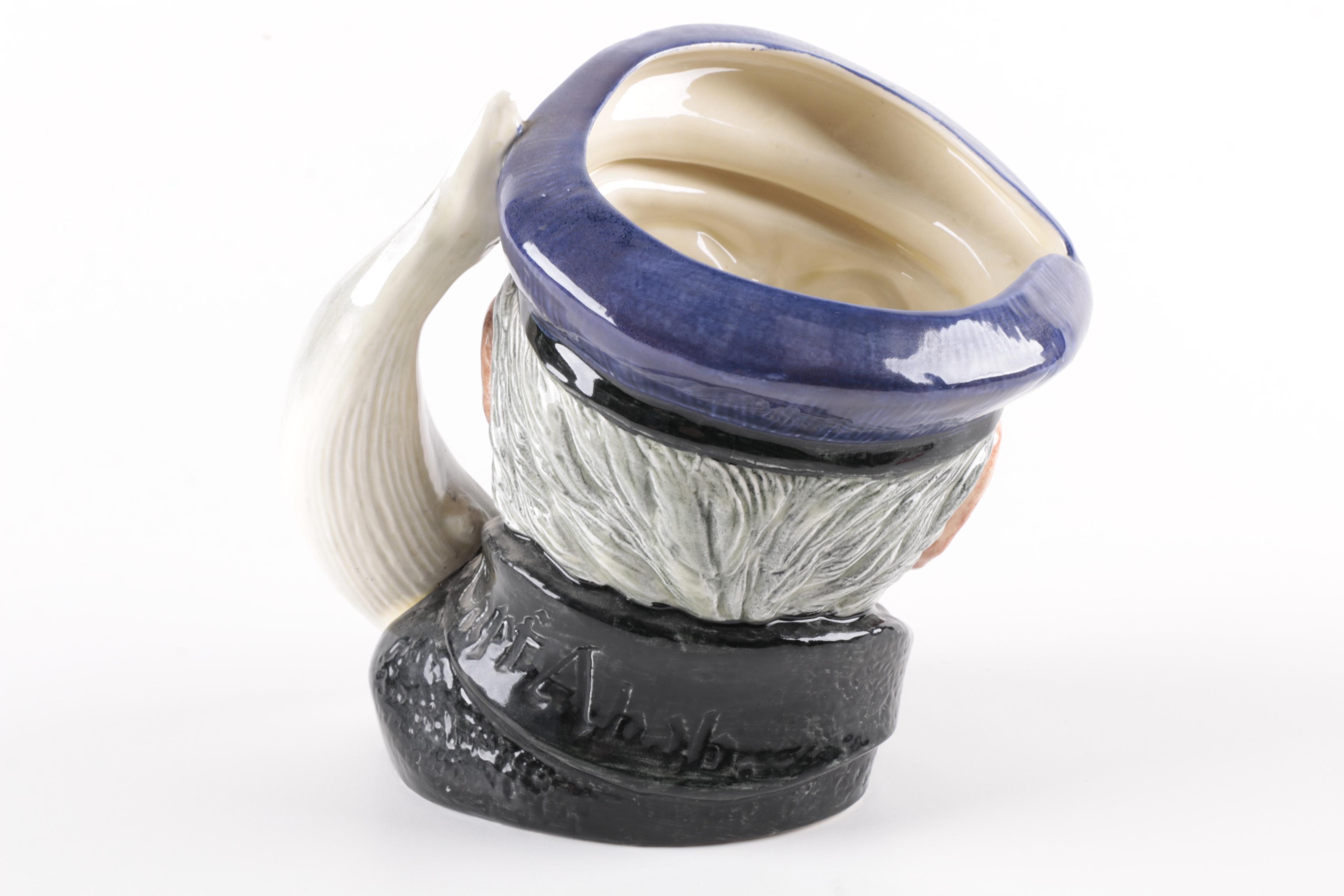 Vintage Royal Doulton "Captain Ahab" Toby Character Mug