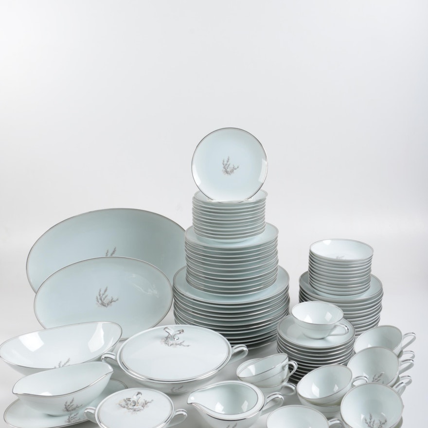 Circa 1950s Noritake "Candice" Porcelain Tableware