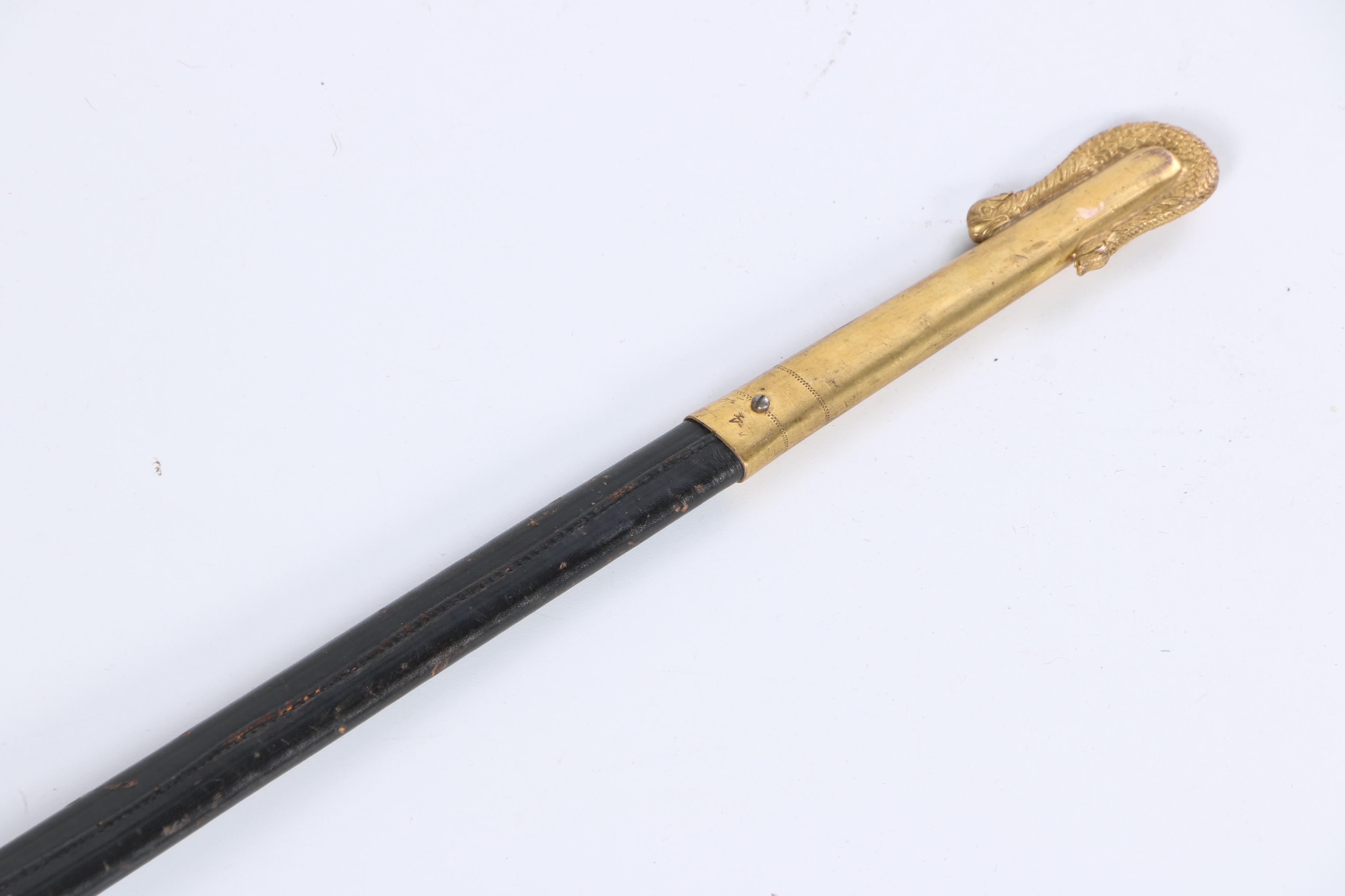 Antique Model 1852 Naval Officer's Sword by M.C. Lilley with Scabbard