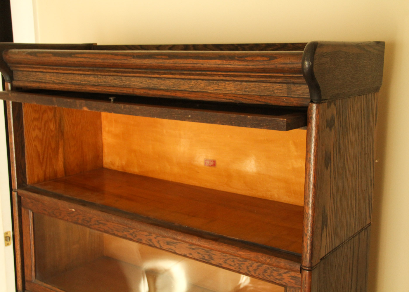 Oak Barrister Bookcase by Weis