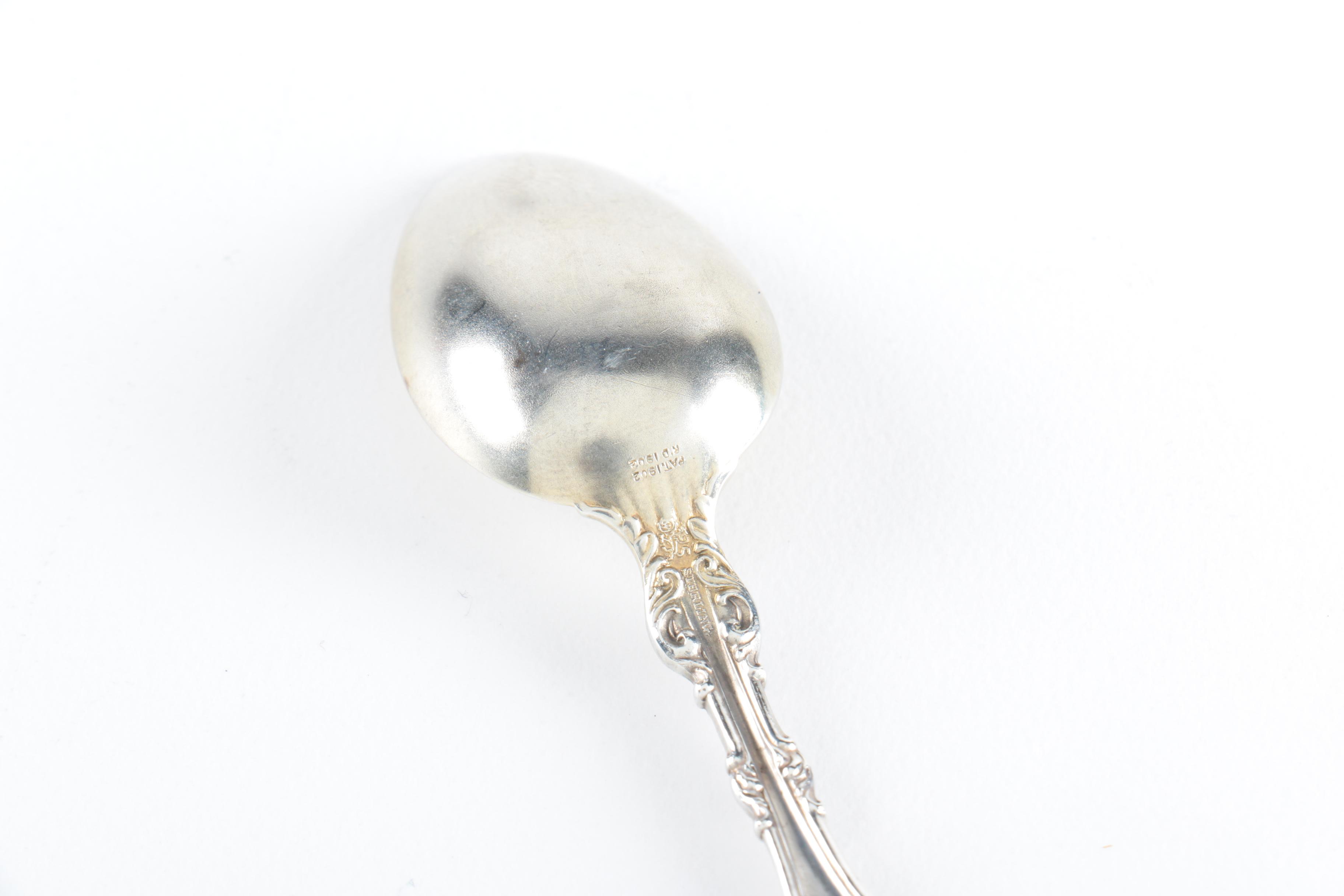 Whiting Mfg. Co. "Lily" Sterling Silver Spoon with Other Spoons