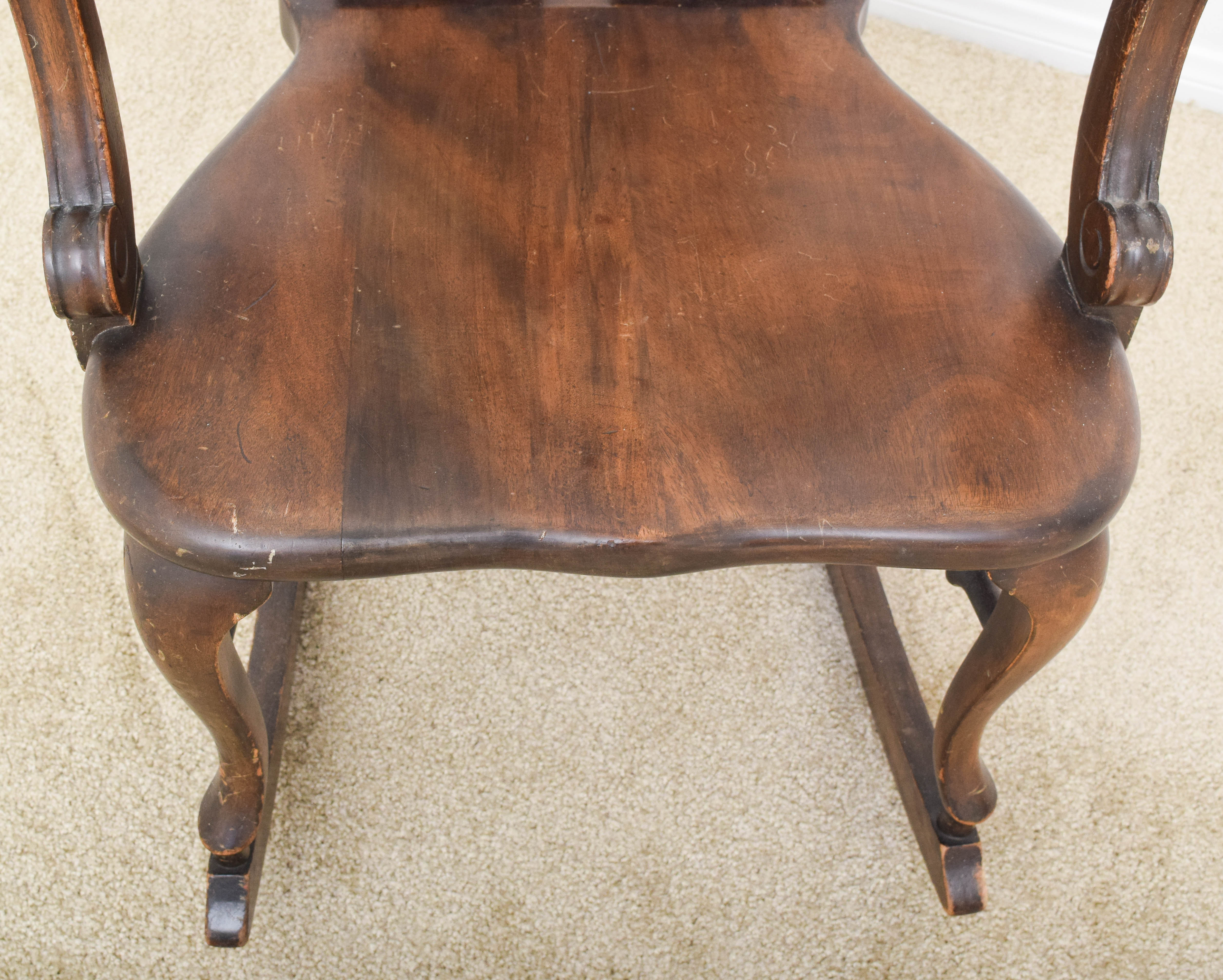 Antique Colonial Revival Rocking Chair