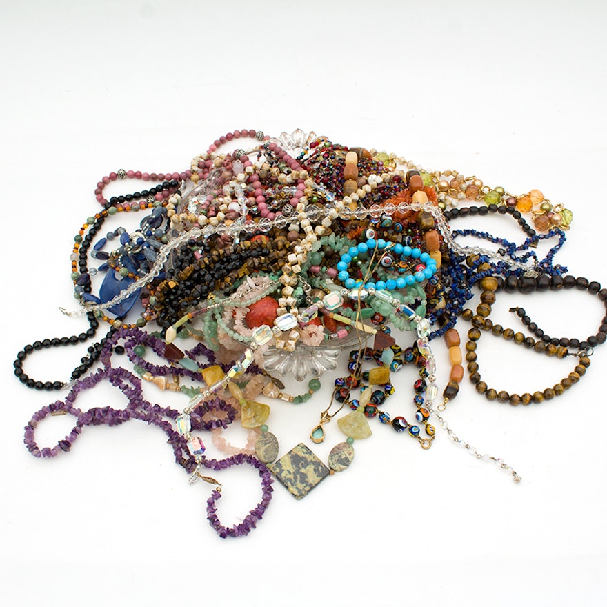 Beaded Necklaces and Jewelry