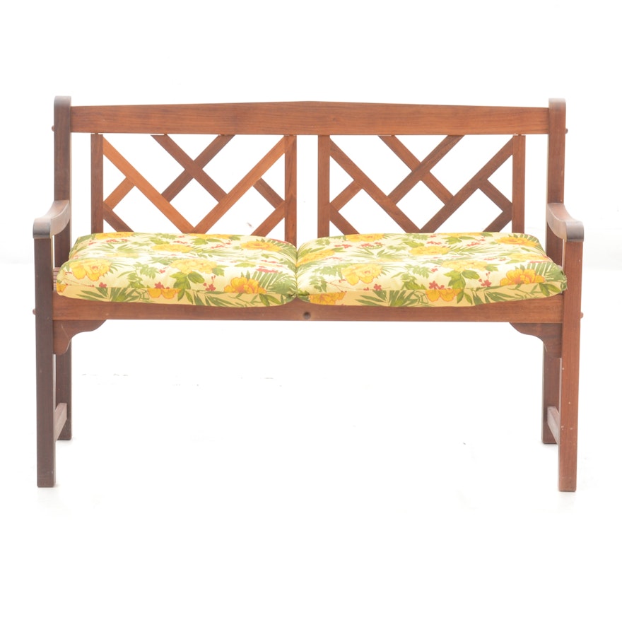 Chippendale Style Outdoor Bench