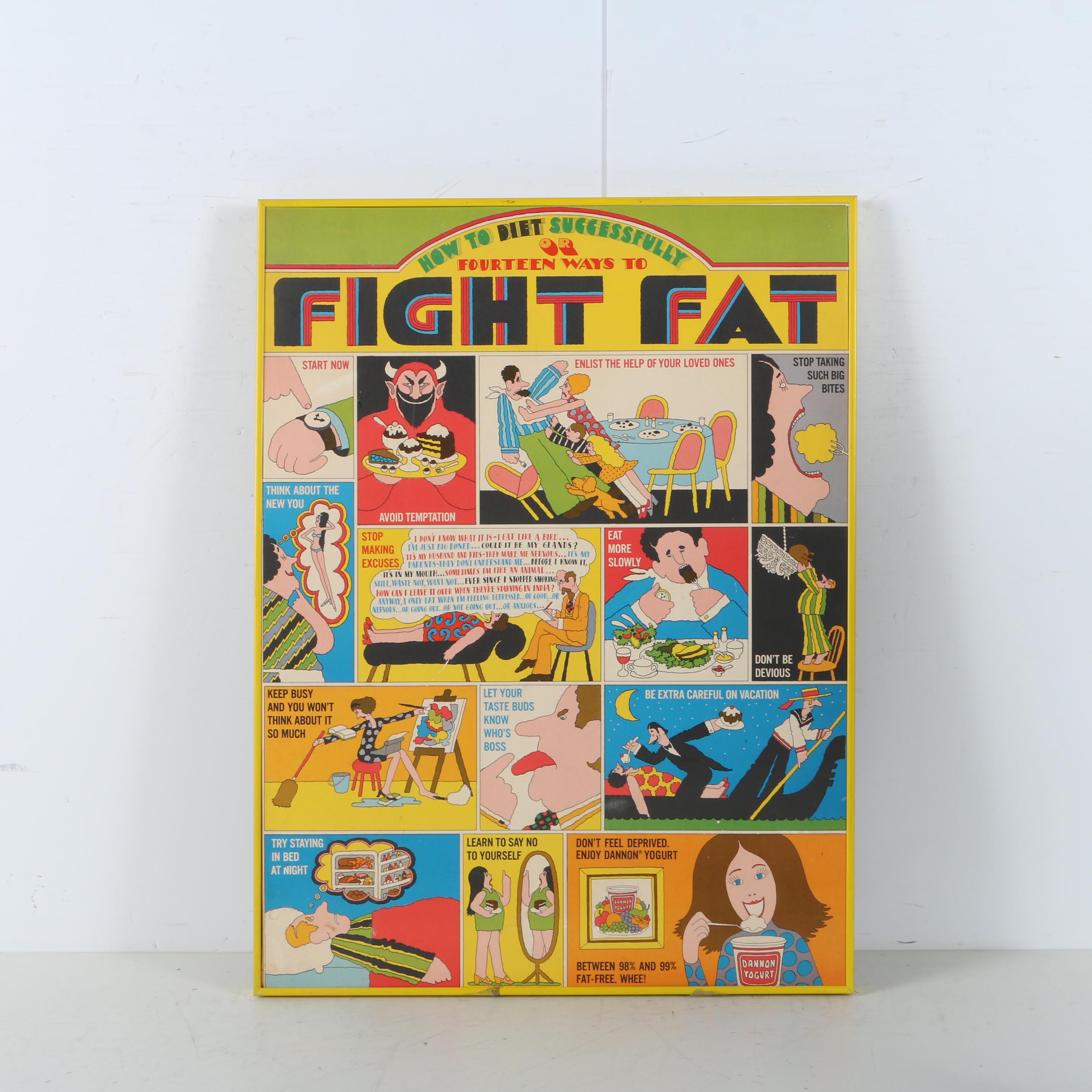 Offset Lithograph Advertisement After Push Pin Studios For Dannon Yogurt